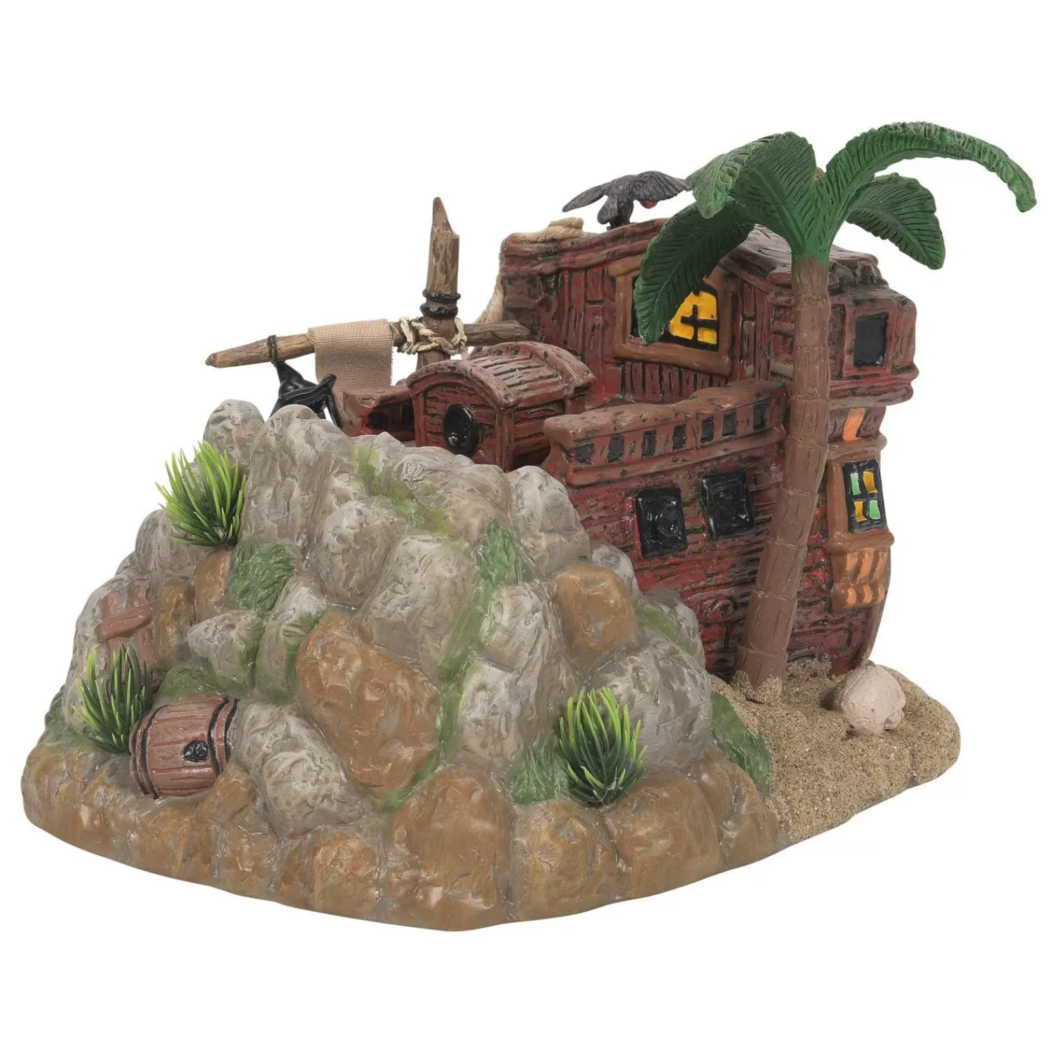 The Jolly Christmas Shop Department 56 Halloween | Beach Christmas Decorations | Department 56 Snow Village Halloween Pirate Haven Hideaway Building 6011440