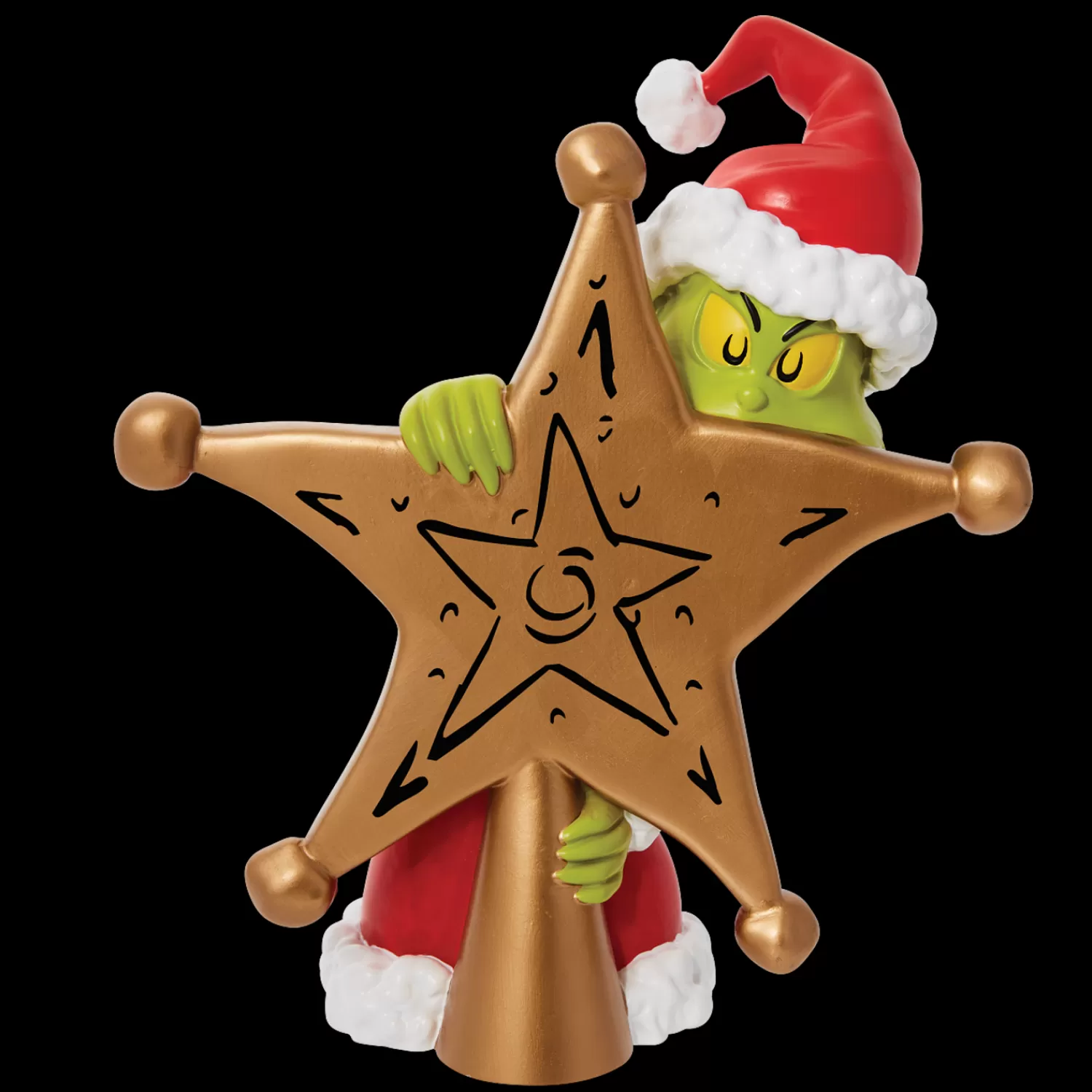 The Jolly Christmas Shop Grinch | Tree Toppers | Department 56 The Grinch Christmas Tree Topper 6010970