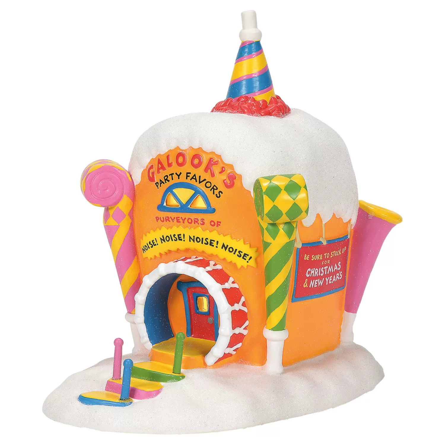 The Jolly Christmas Shop Grinch | Department 56 The Grinch Village Who-Ville Galooks Party Favors Building 6001206