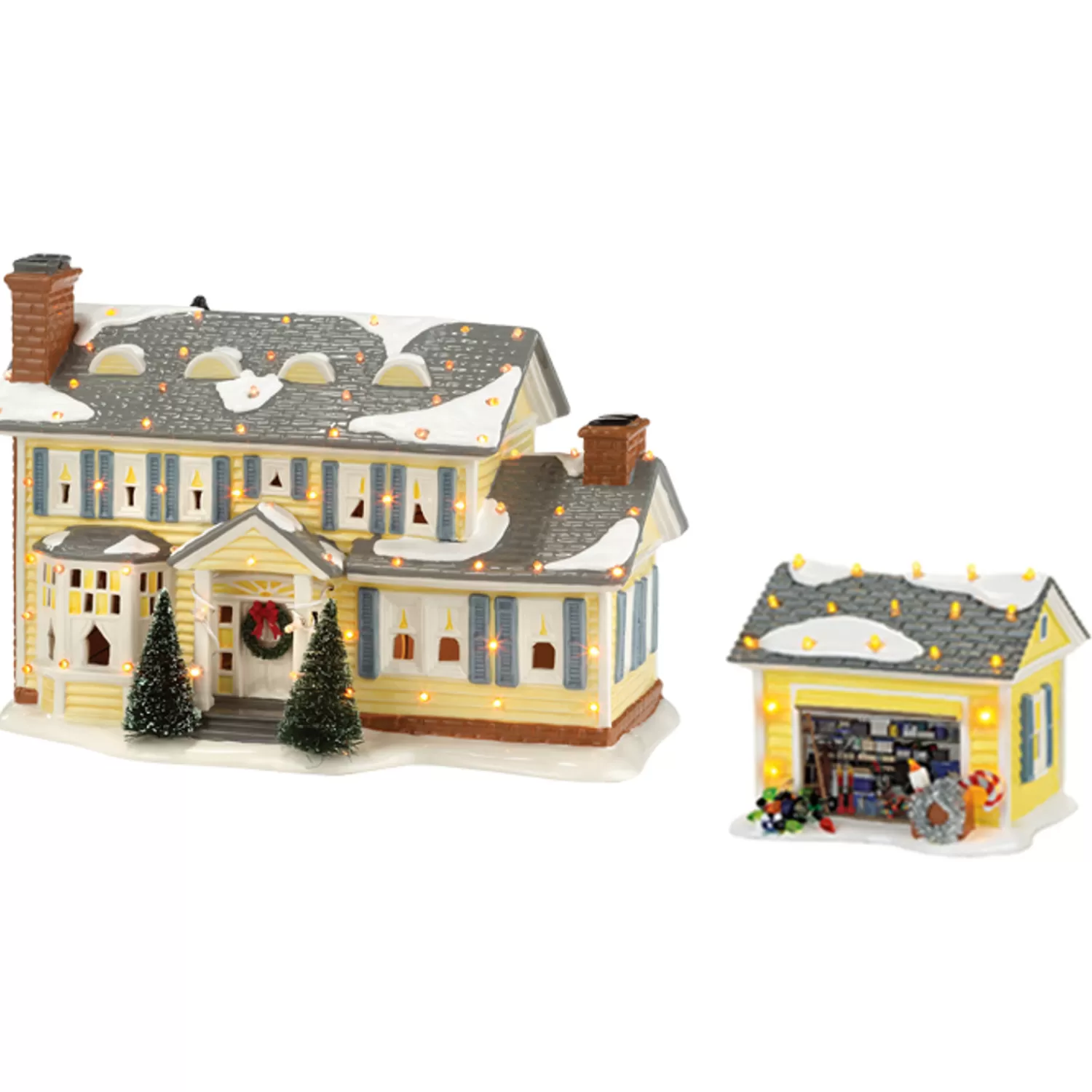 The Jolly Christmas Shop Lampoon's Christmas Vacation | Department 56 The Griswold's Holiday House & Garage Christmas Vacation Village Set