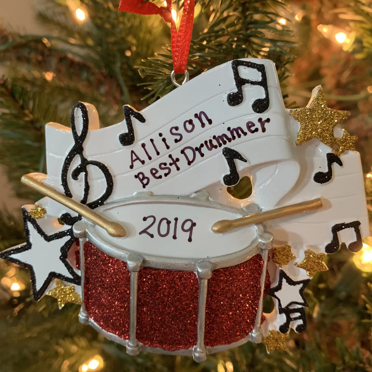 The Jolly Christmas Shop Personalized Ornaments·Hobbies | Hobbies | Drum Personalized Christmas Ornament OR1538