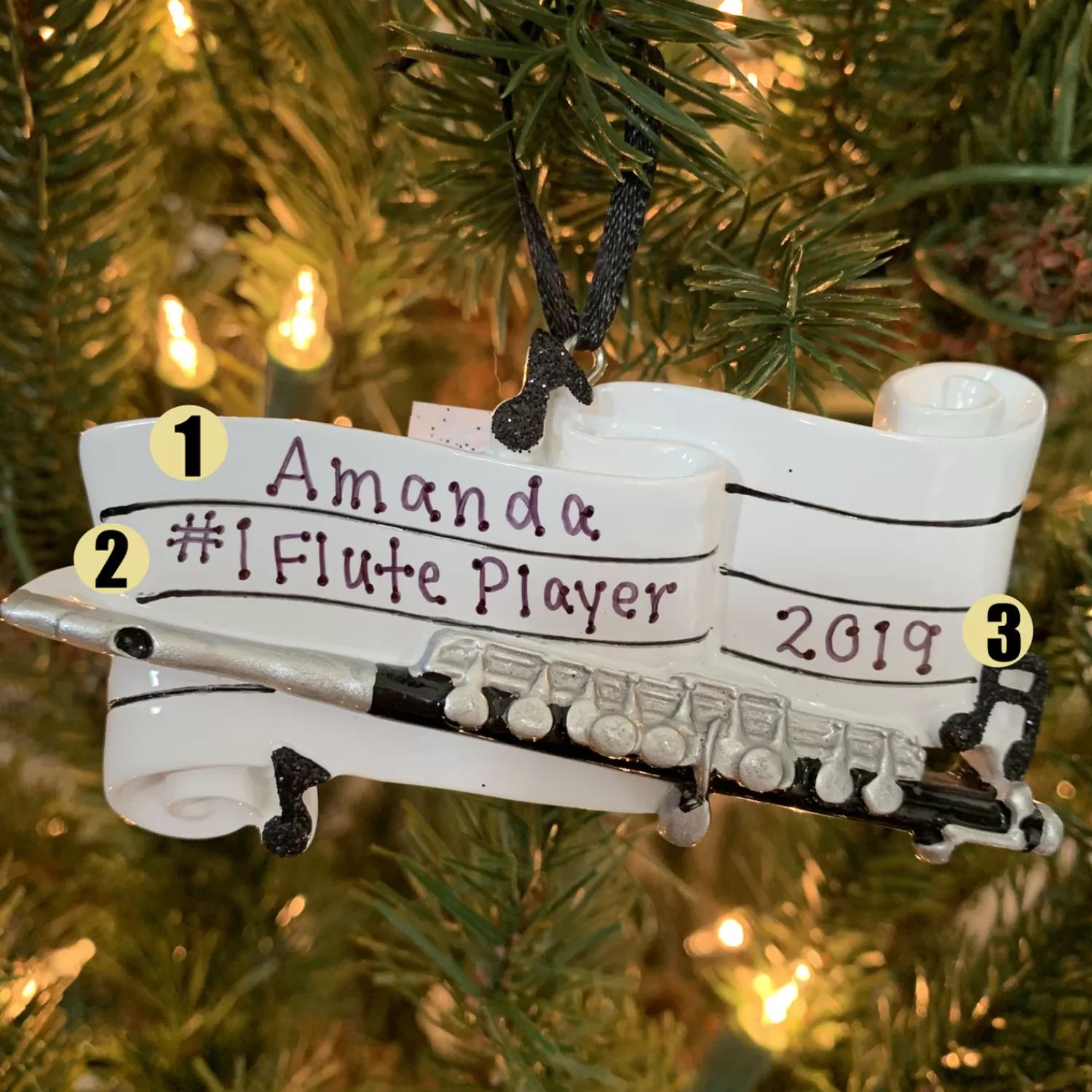 The Jolly Christmas Shop Personalized Ornaments·Hobbies | Hobbies | Flute Personalized Christmas Ornament OR1684