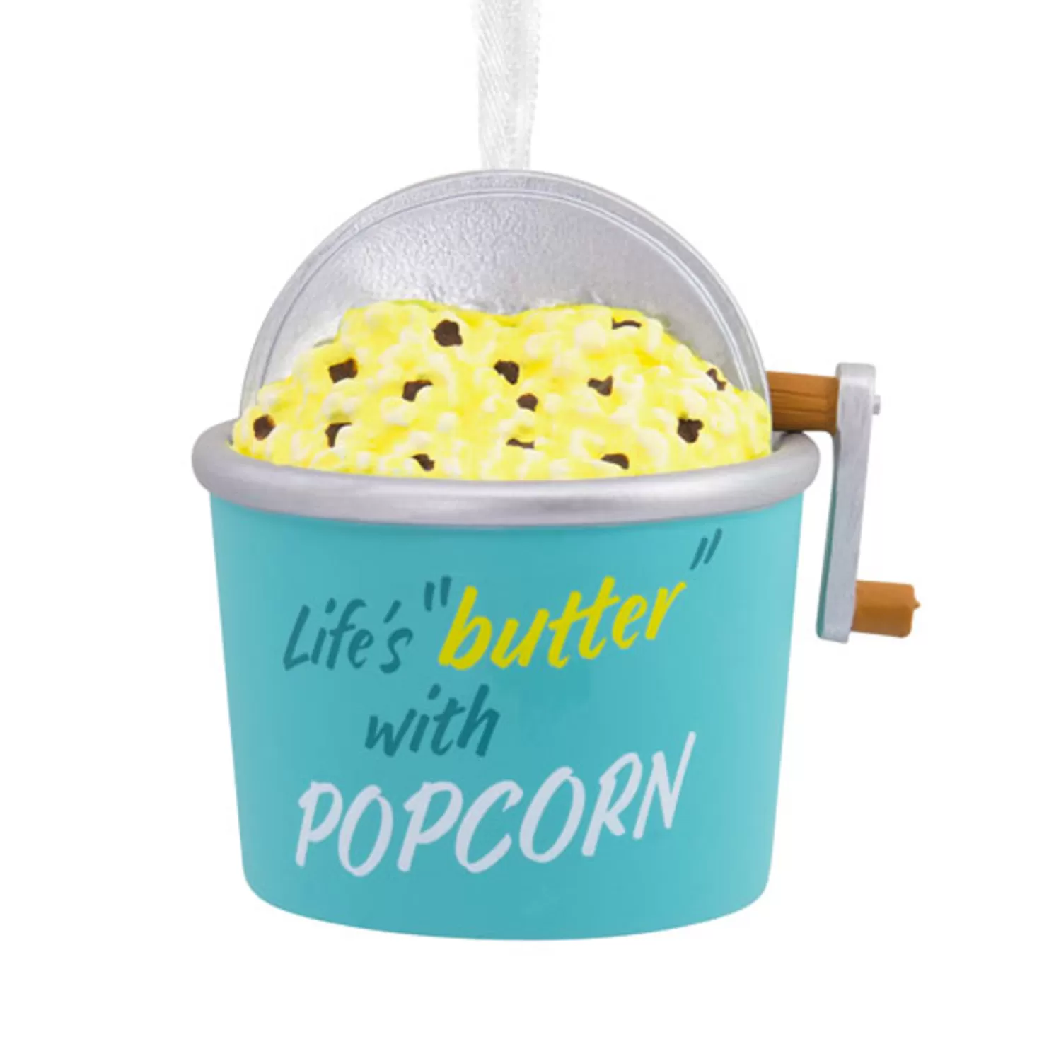 The Jolly Christmas Shop Candy And Food | Food | Hallmark 2.5" Popcorn Machine Christmas Ornament 1HGO2994