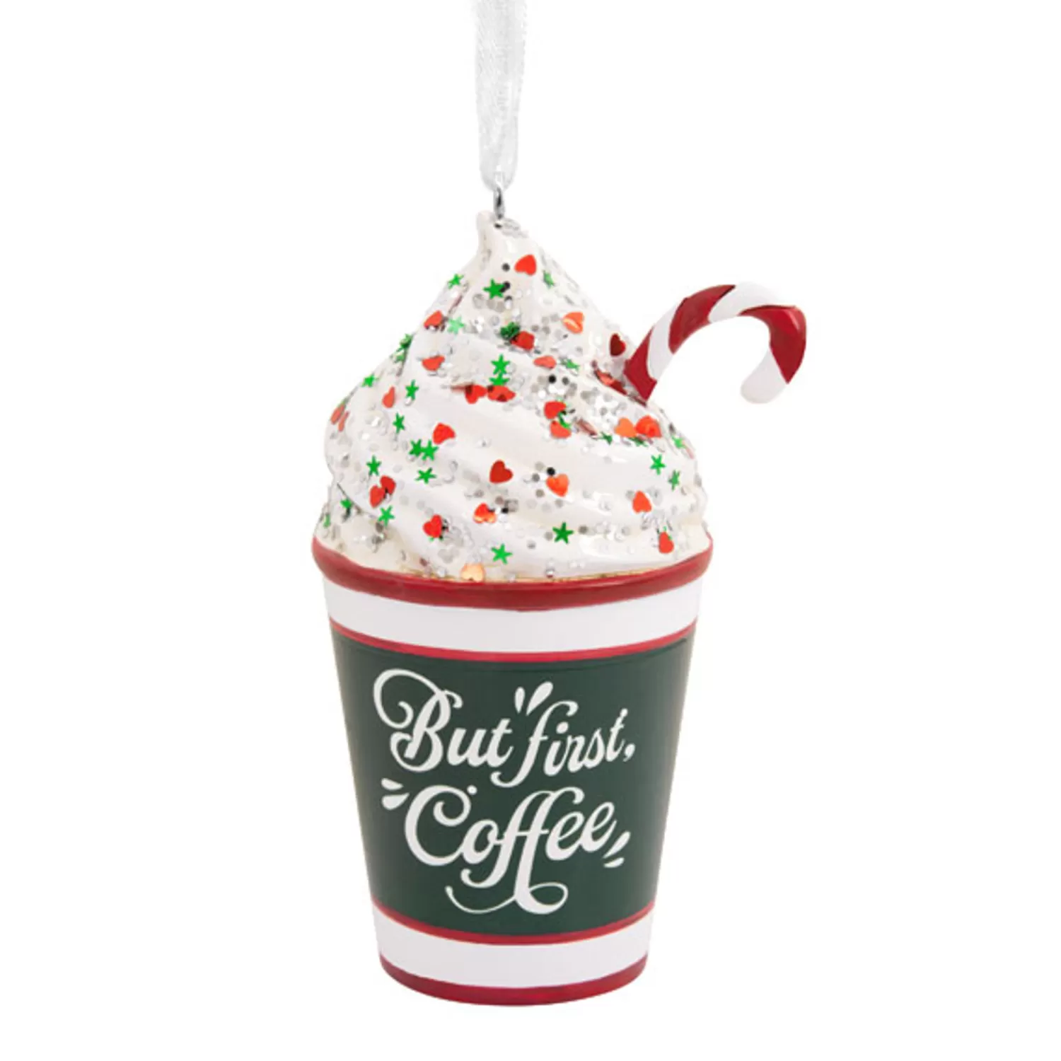 The Jolly Christmas Shop Food | Hallmark 3.5" Coffee Christmas Ornament 1HGO2953