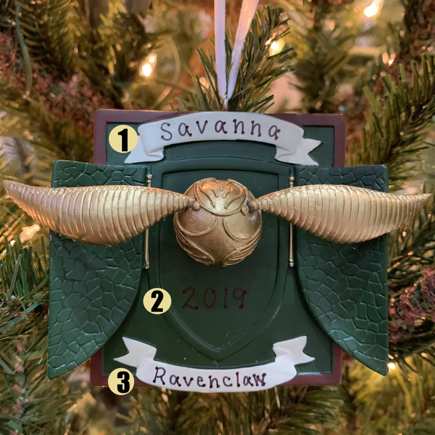 The Jolly Christmas Shop Harry Potter | Personalized Ornaments·Children's | Hallmark 3" Harry Potter Golden Snitch Personalized Christmas Ornament 3HCM1000