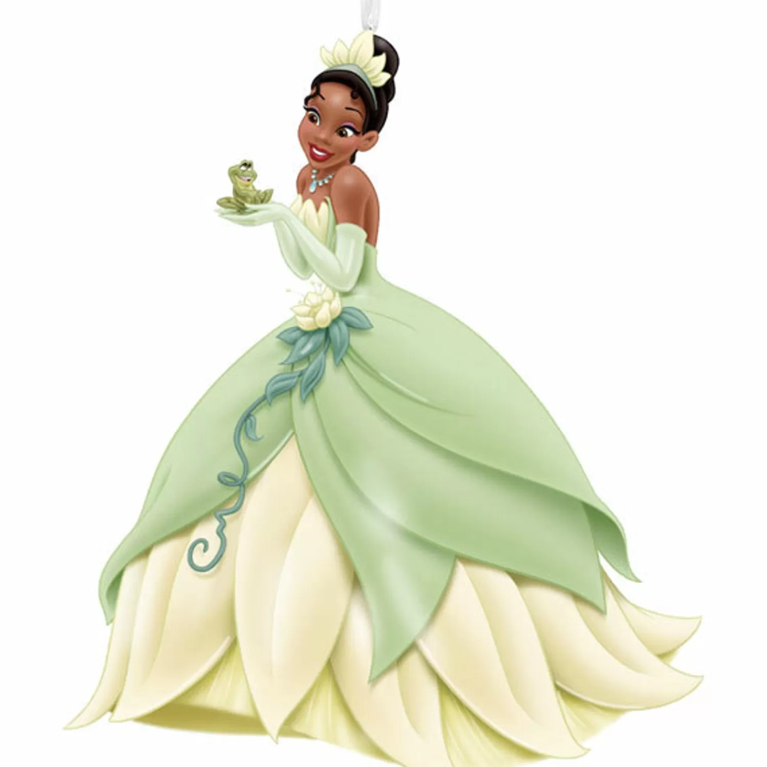 The Jolly Christmas Shop Disney | African American Christmas Decorations | Hallmark 3" Princess Tiana Christmas Ornament 2HCM9276