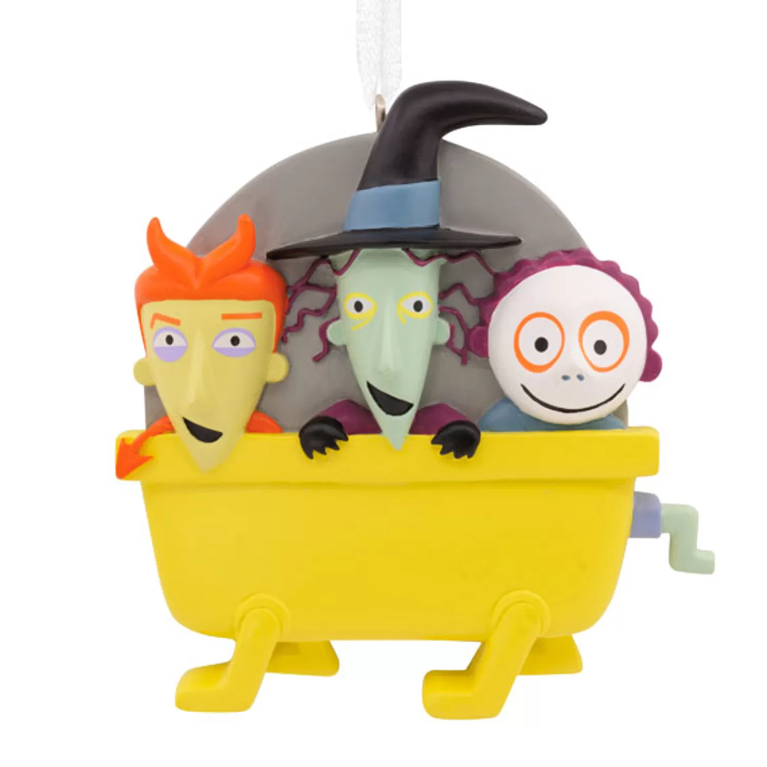 The Jolly Christmas Shop Halloween Ornaments | Lincensed·Nightmare Before Christmas | Hallmark 3" Tim Burton's The Nightmare Before Christmas Lock, Shock & Barrel Christmas Ornament 2HCM9046