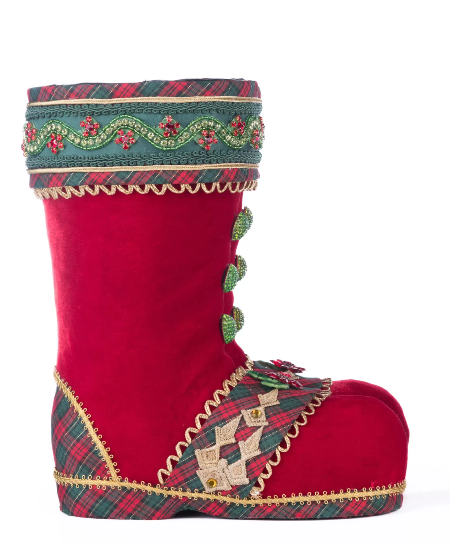 The Jolly Christmas Shop Christmas Traditions | Traditional Christmas Decorations | Katherine's Collection 12" Holiday Magic Tabletop Boots Christmas Decoration 28-428410R