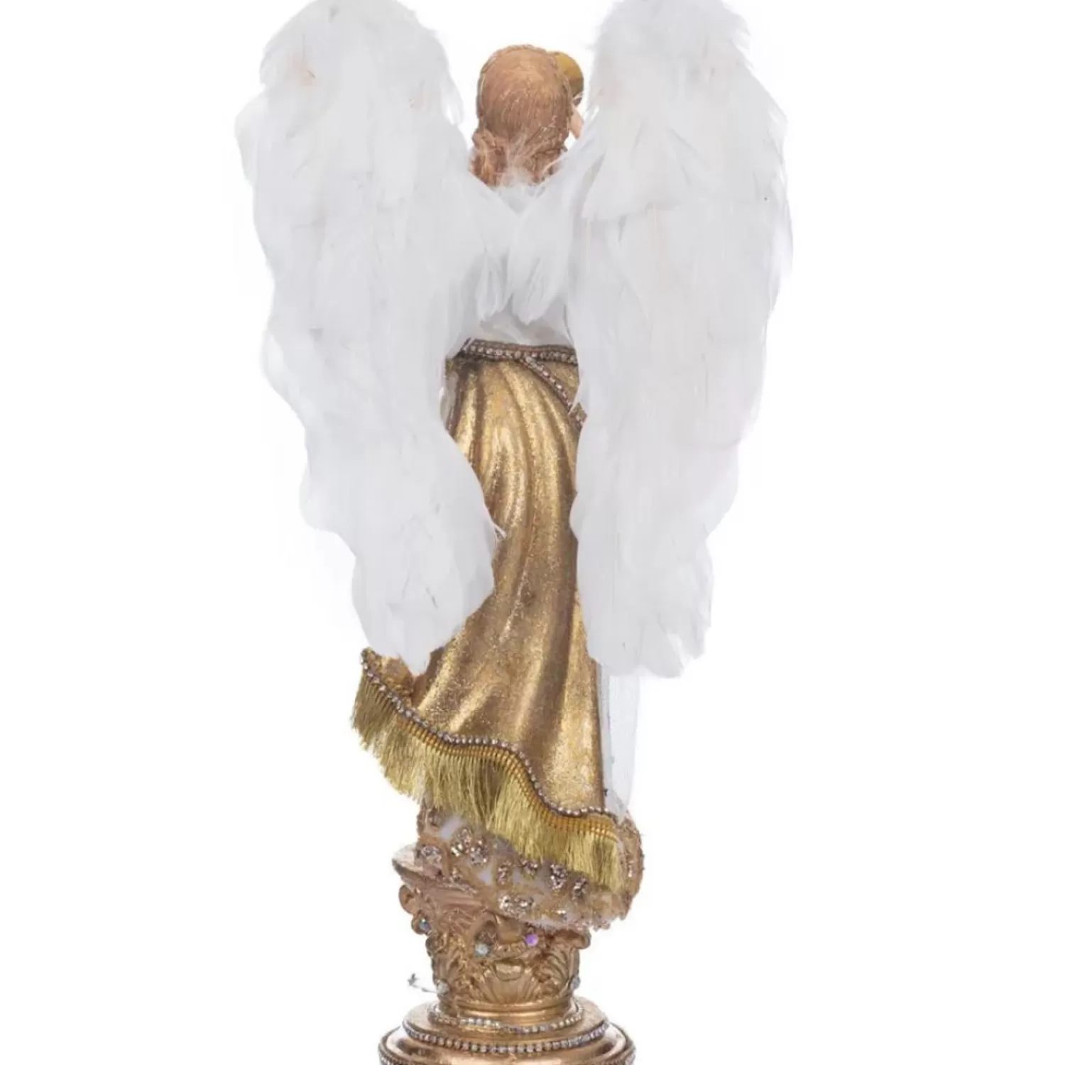 The Jolly Christmas Shop Bon Noel | Religious | Katherine's Collection 13" Starry Nights Heralding Angel Tabletop Decoration 28-328034