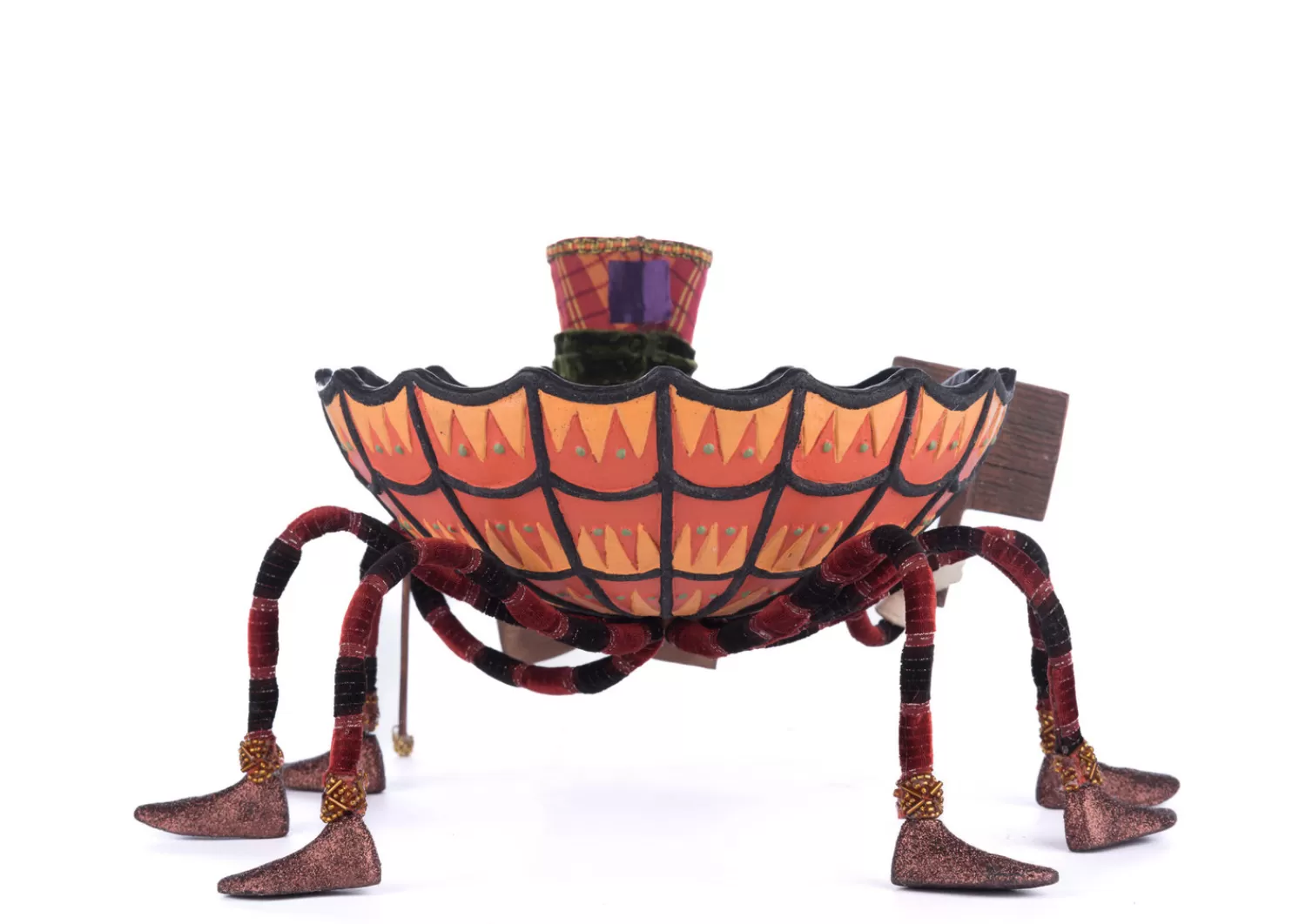 The Jolly Christmas Shop Katherine's Collection Halloween·Broomstick Acres | Halloween Candles & Candle Holders | Katherine's Collection 14.5" Broomstick Acres Spider Halloween Candy Dish 28-428507
