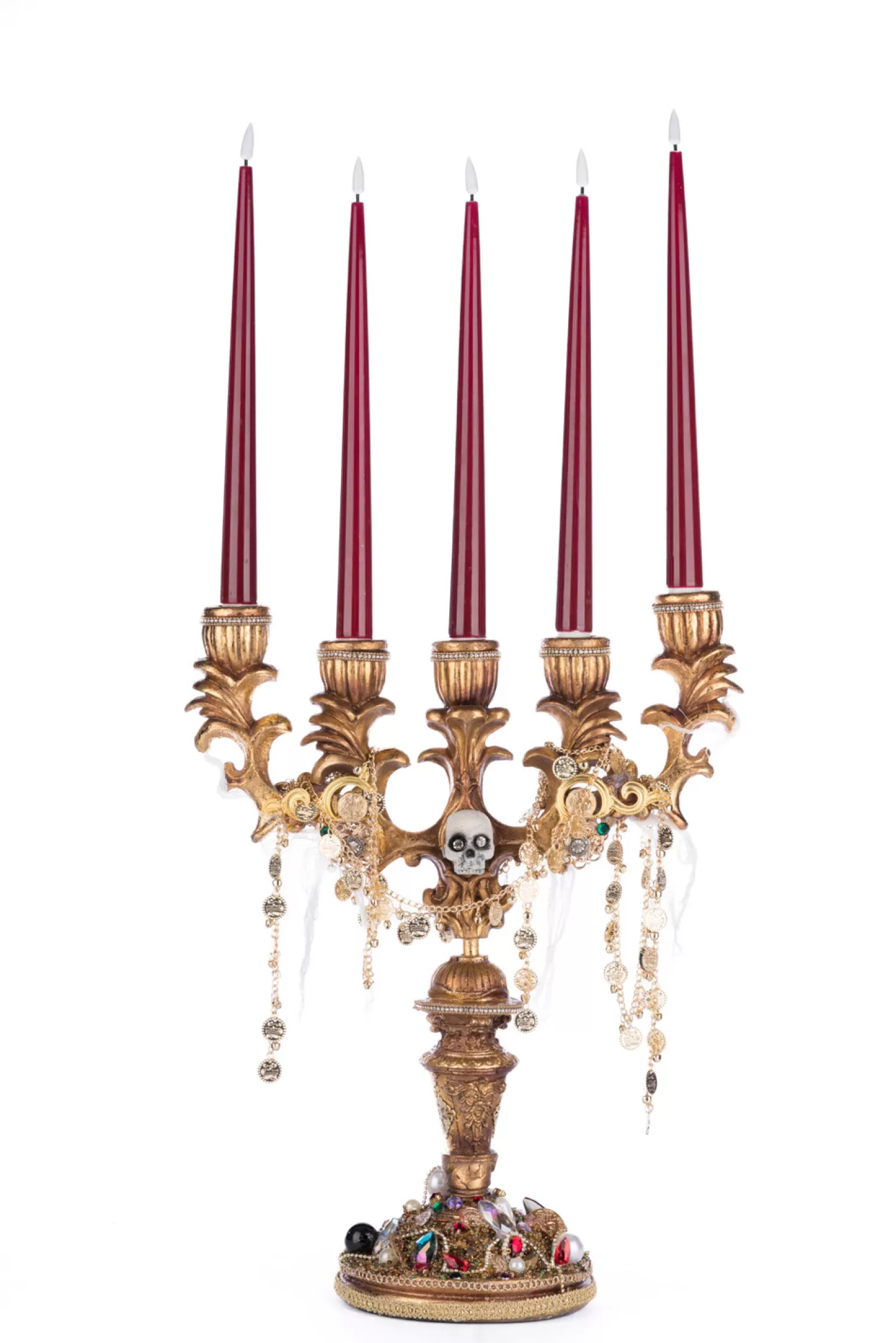 The Jolly Christmas Shop Katherine's Collection Halloween·Treacherous Treasure | Katherine's Collection 16.75" Treacherous Treasure Candelabra Halloween Decoration 28-428217