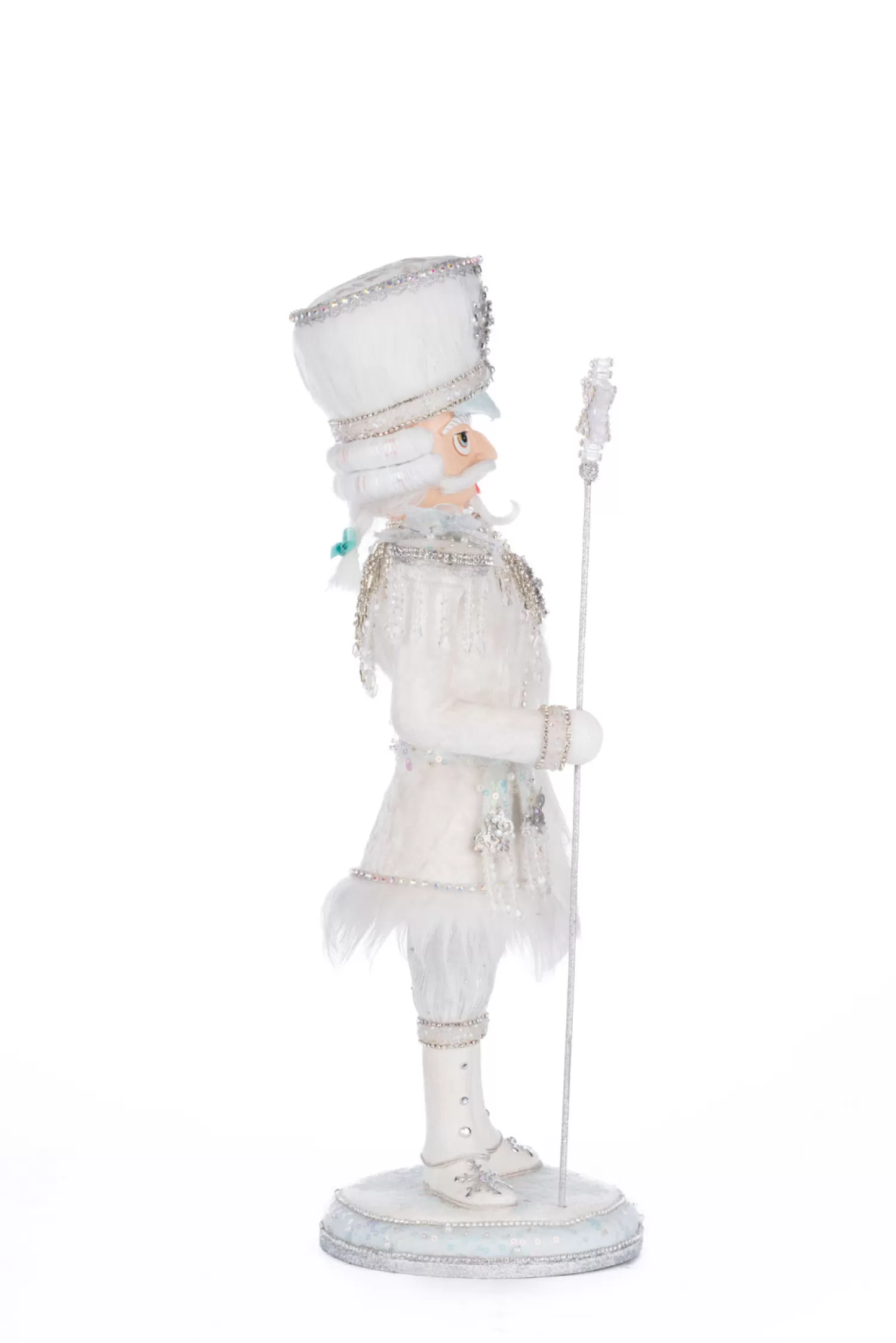 The Jolly Christmas Shop Snowflake Soiree | Snow Christmas Decorations | Katherine's Collection 17.5" Colonel Whit Snowfall Christmas Figure 28-428294