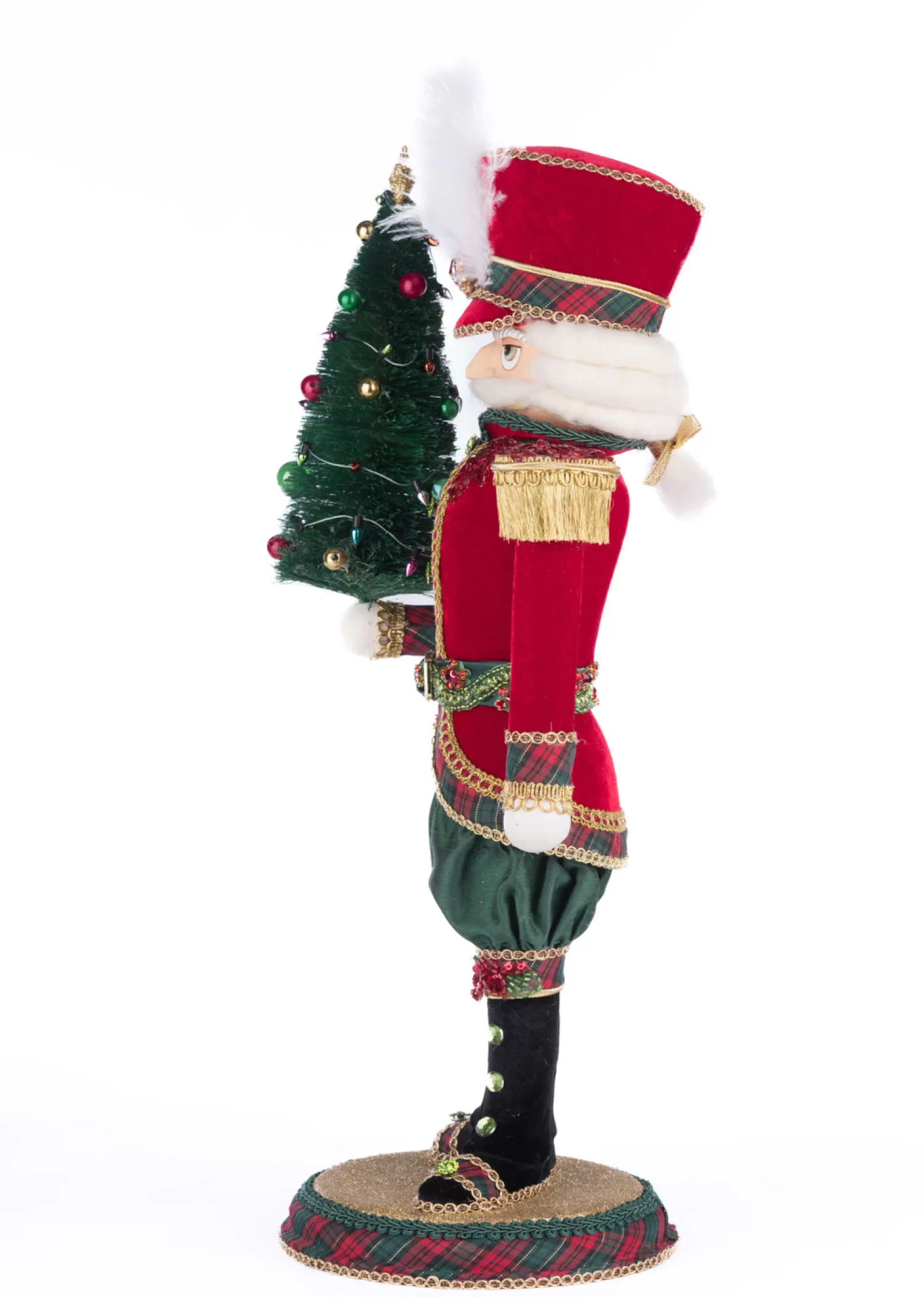 The Jolly Christmas Shop Christmas Traditions | Nutcracker Decorations | Katherine's Collection 18.5" Admiral Terrance Tartan Christmas Figure 28-428568