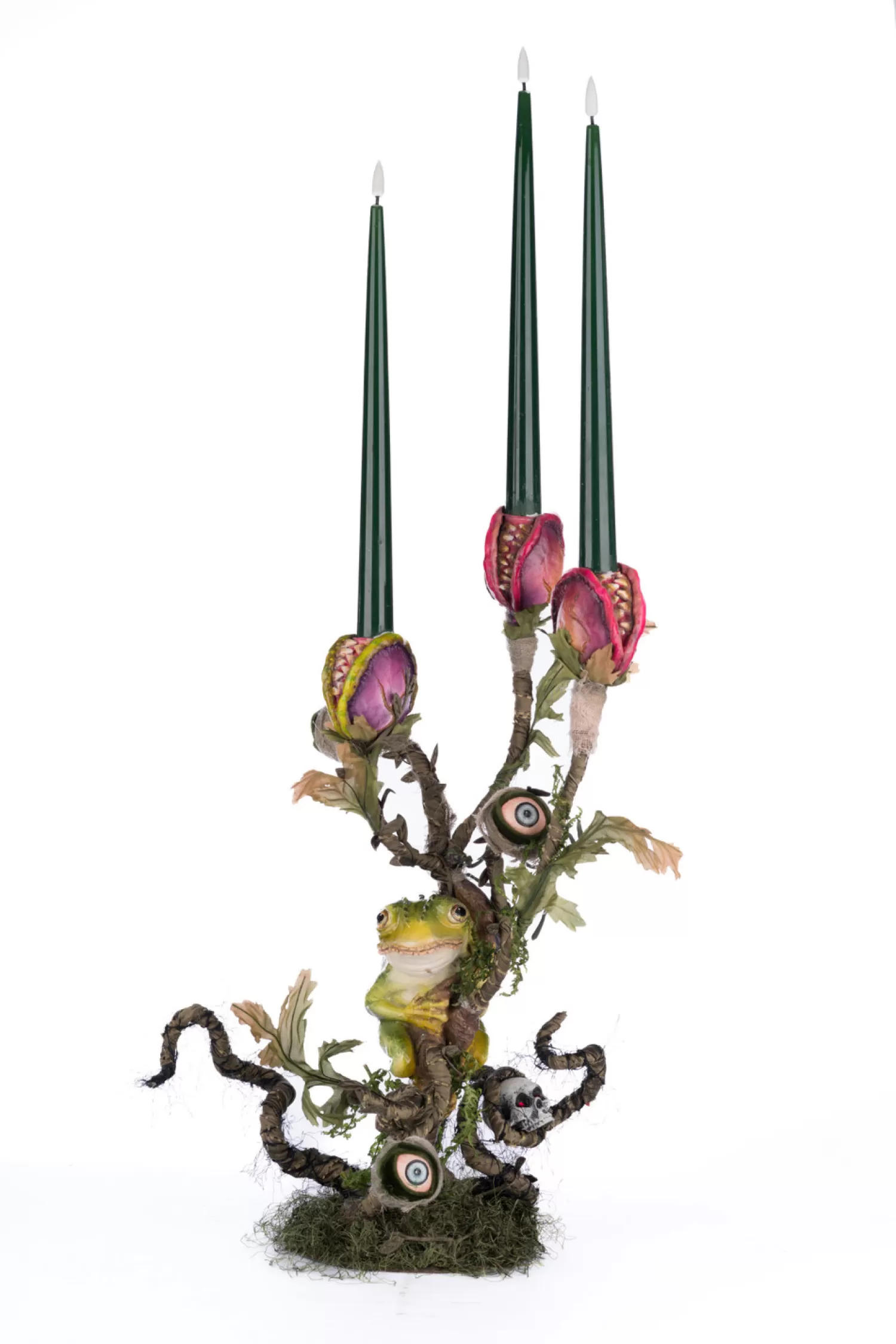 The Jolly Christmas Shop Katherine's Collection Halloween·Broomstick Acres | Halloween Candles & Candle Holders | Katherine's Collection 18" Enchanted Plant Candelabra Halloween Decoration 28-428177