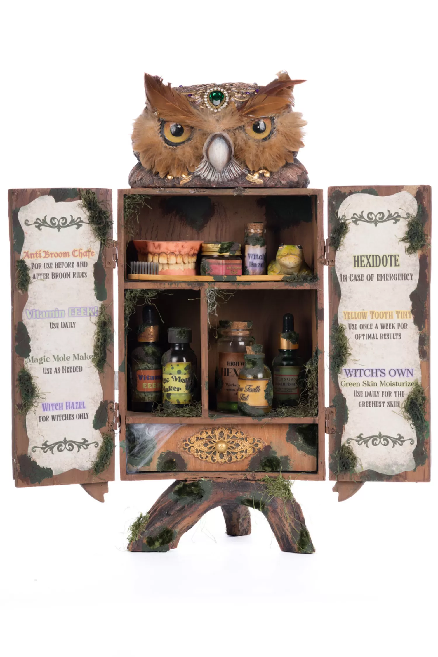 The Jolly Christmas Shop Katherine's Collection Halloween·Broomstick Acres | Katherine's Collection 18" Gertrude’s Medicine Cabinet Halloween Decoration 28-428180