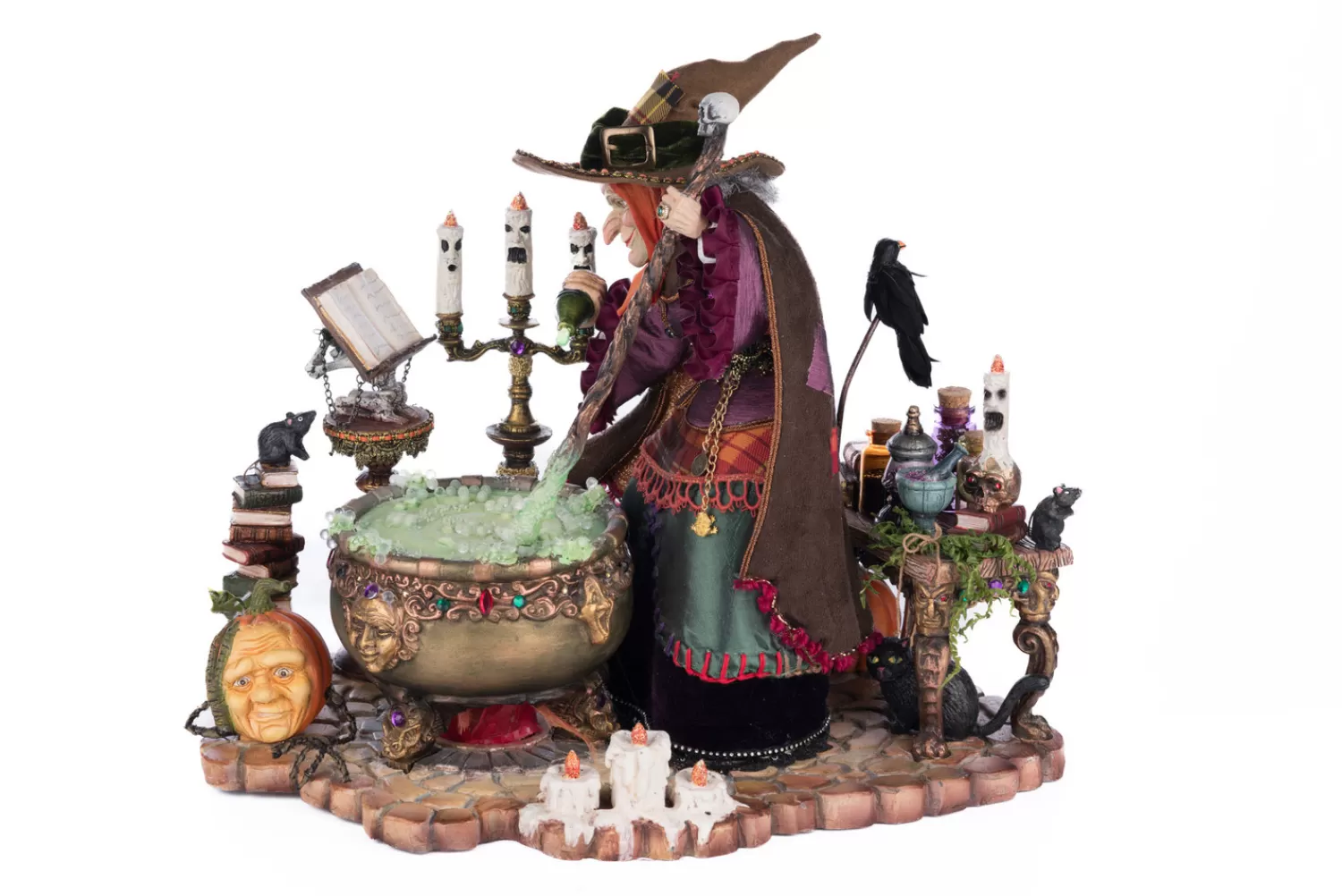 The Jolly Christmas Shop Katherine's Collection Halloween·Broomstick Acres | Katherine's Collection 19" Witch In Potion Room Halloween Decoration 28-428162