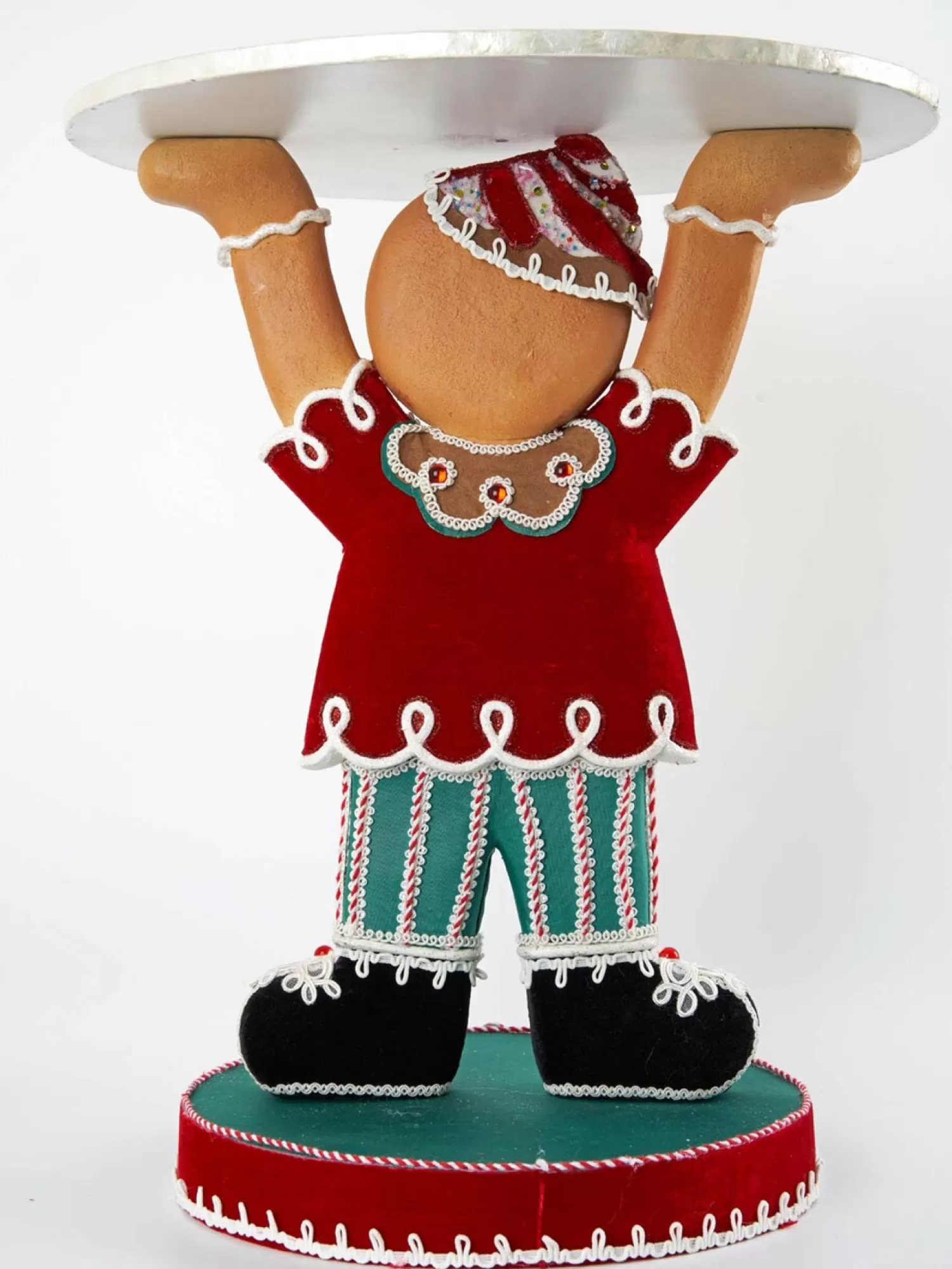 The Jolly Christmas Shop Jingle And Cocoa | Gingerbread | Katherine's Collection 20.5" Gingerbread Forrest Gingerbread Man Platter 28-128130