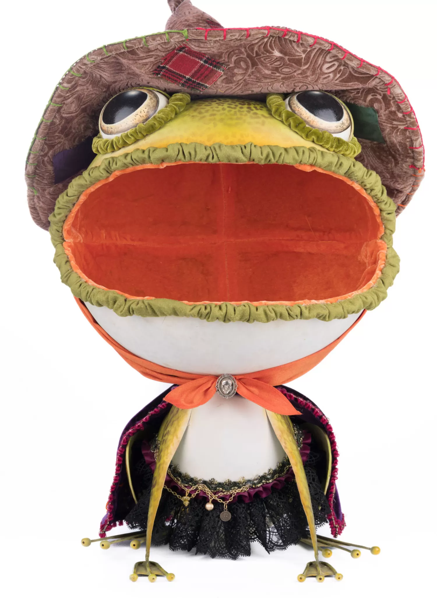 The Jolly Christmas Shop Katherine's Collection Halloween·Broomstick Acres | Halloween Candles & Candle Holders | Katherine's Collection 22" Franklin The Frog Candy Container Halloween Decoration 28-428182
