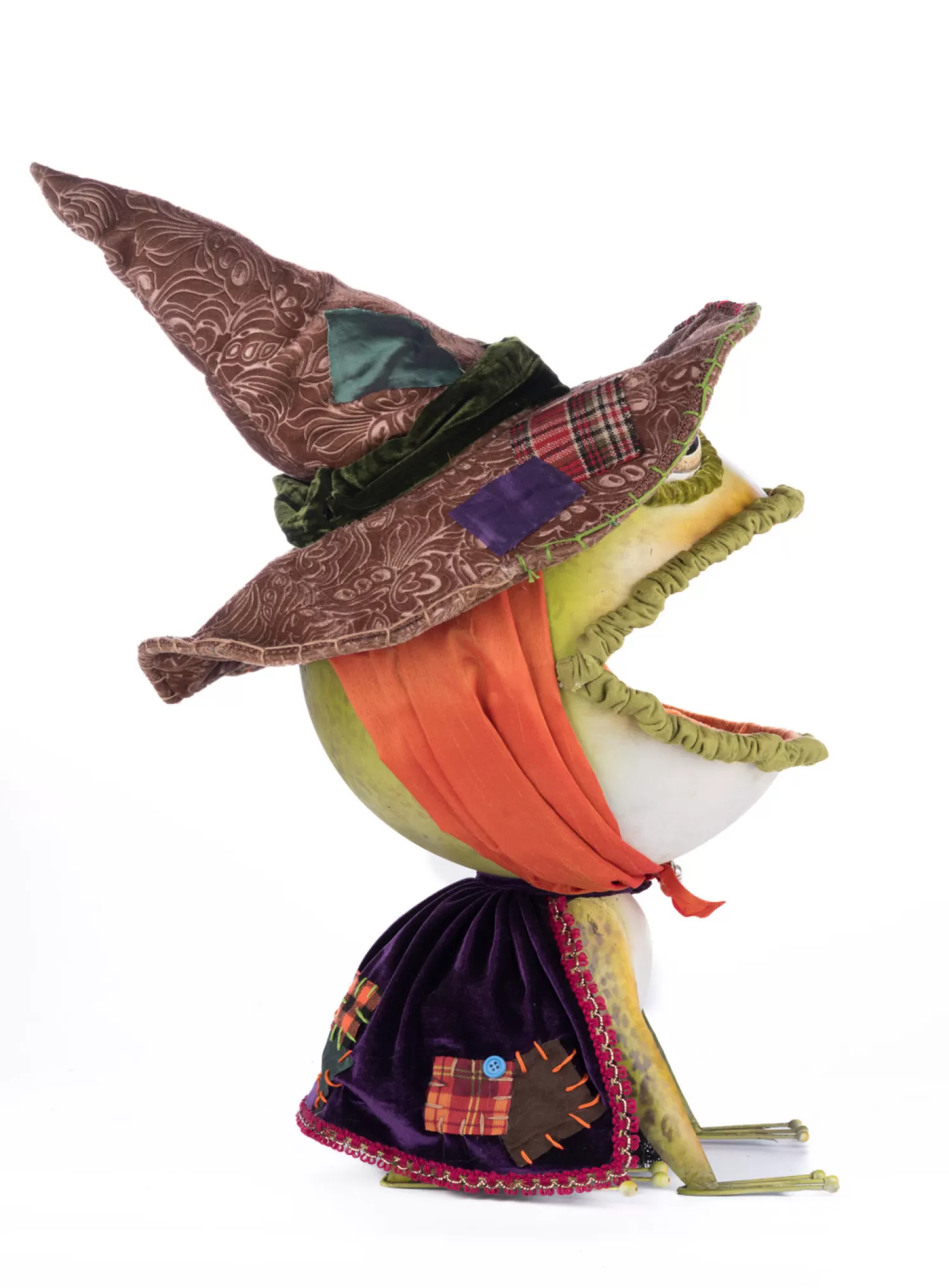 The Jolly Christmas Shop Katherine's Collection Halloween·Broomstick Acres | Halloween Candles & Candle Holders | Katherine's Collection 22" Franklin The Frog Candy Container Halloween Decoration 28-428182