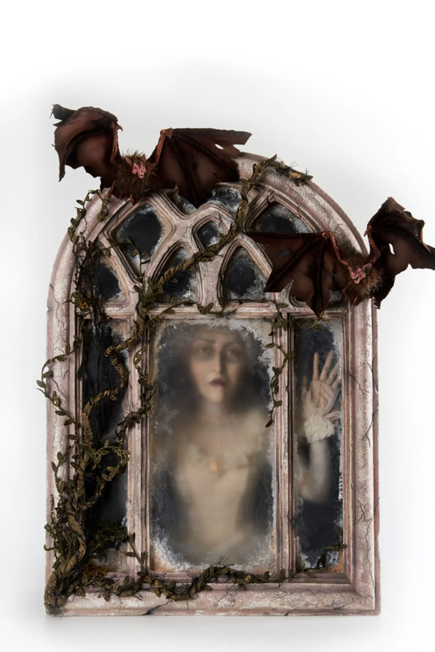The Jolly Christmas Shop Katherine's Collection Halloween·Gone Batty | Katherine's Collection 22" Gone Batty Window With Ghost Scene Halloween Decoration 28-228490