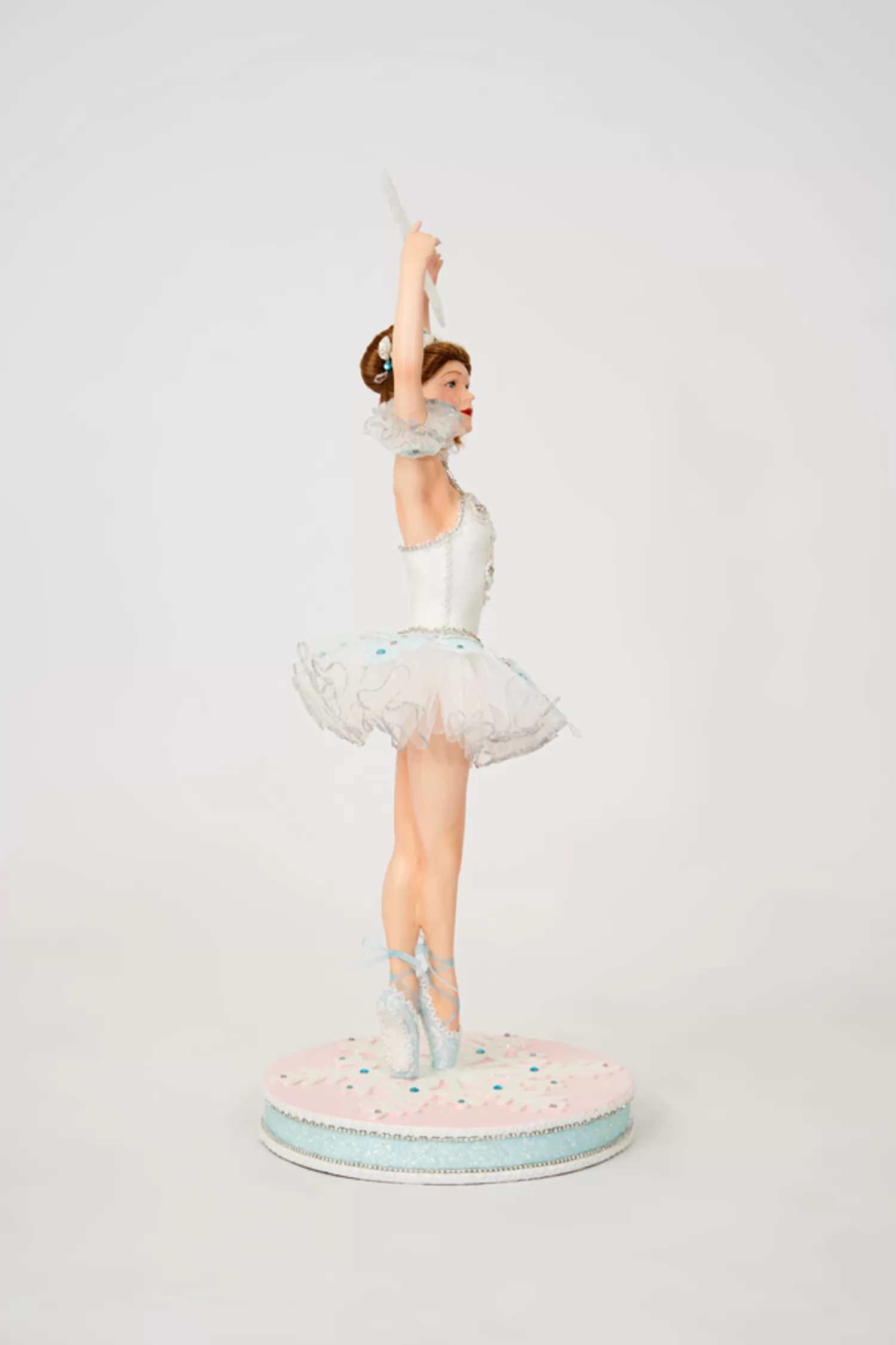 The Jolly Christmas Shop A Blushing Holiday | Candy Land | Katherine's Collection 24" Frost And Tenderness Frost Blue Christmas Ballerina Figure 28-228667