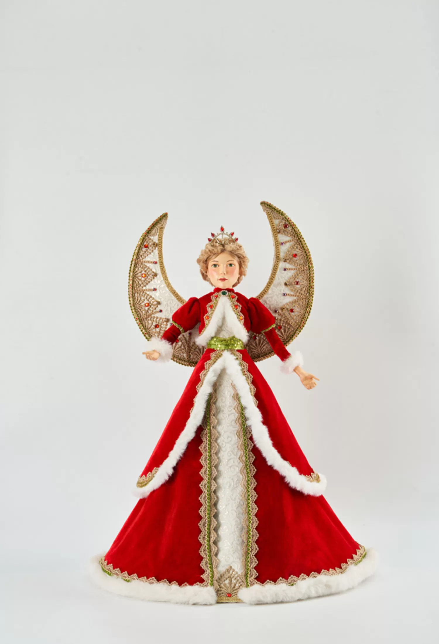 The Jolly Christmas Shop Christmas Traditions | Traditional Christmas Decorations | Katherine's Collection 27" All The Trimmings Angel Tabletop Figure 28-228575