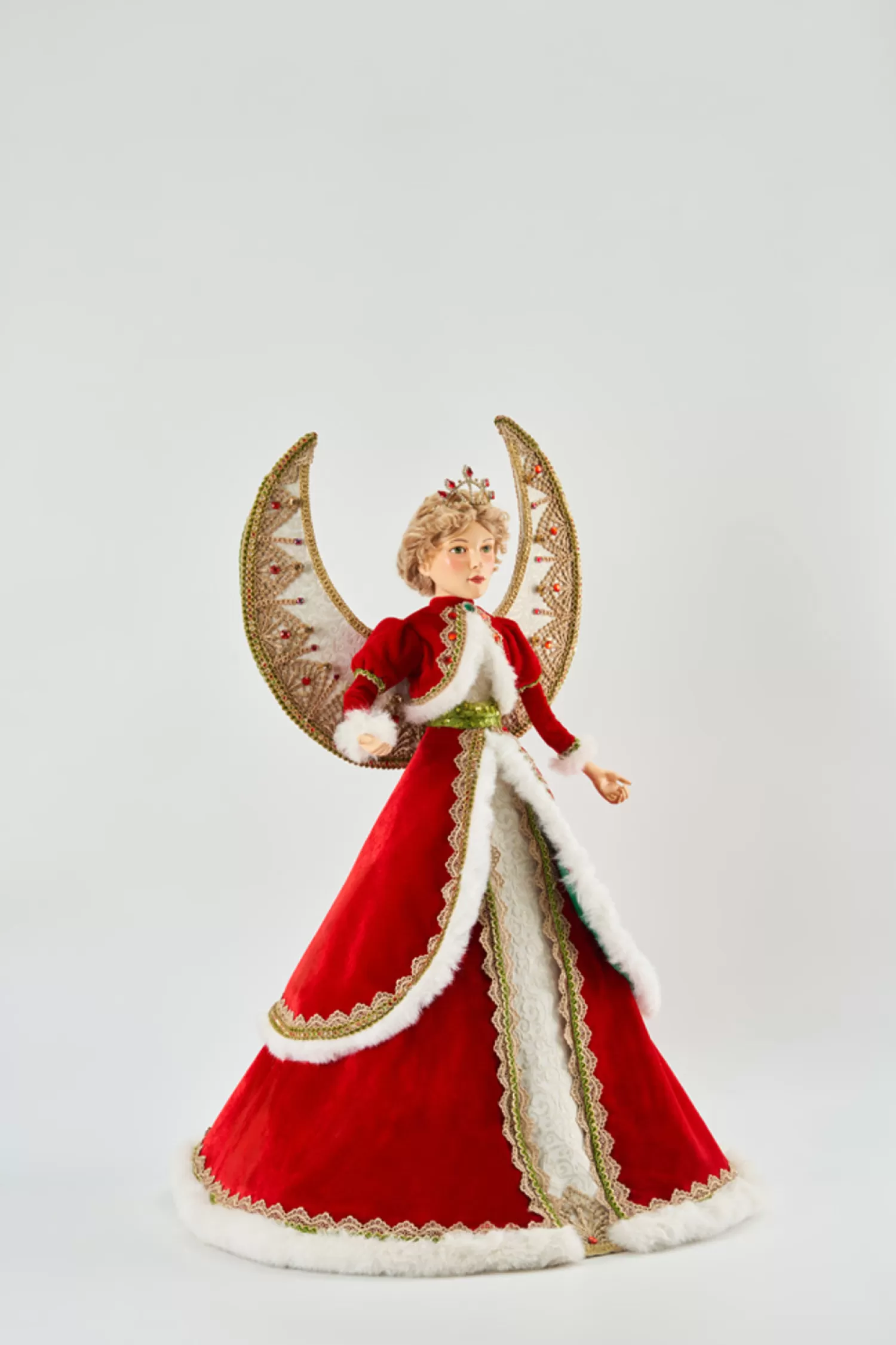 The Jolly Christmas Shop Christmas Traditions | Traditional Christmas Decorations | Katherine's Collection 27" All The Trimmings Angel Tabletop Figure 28-228575