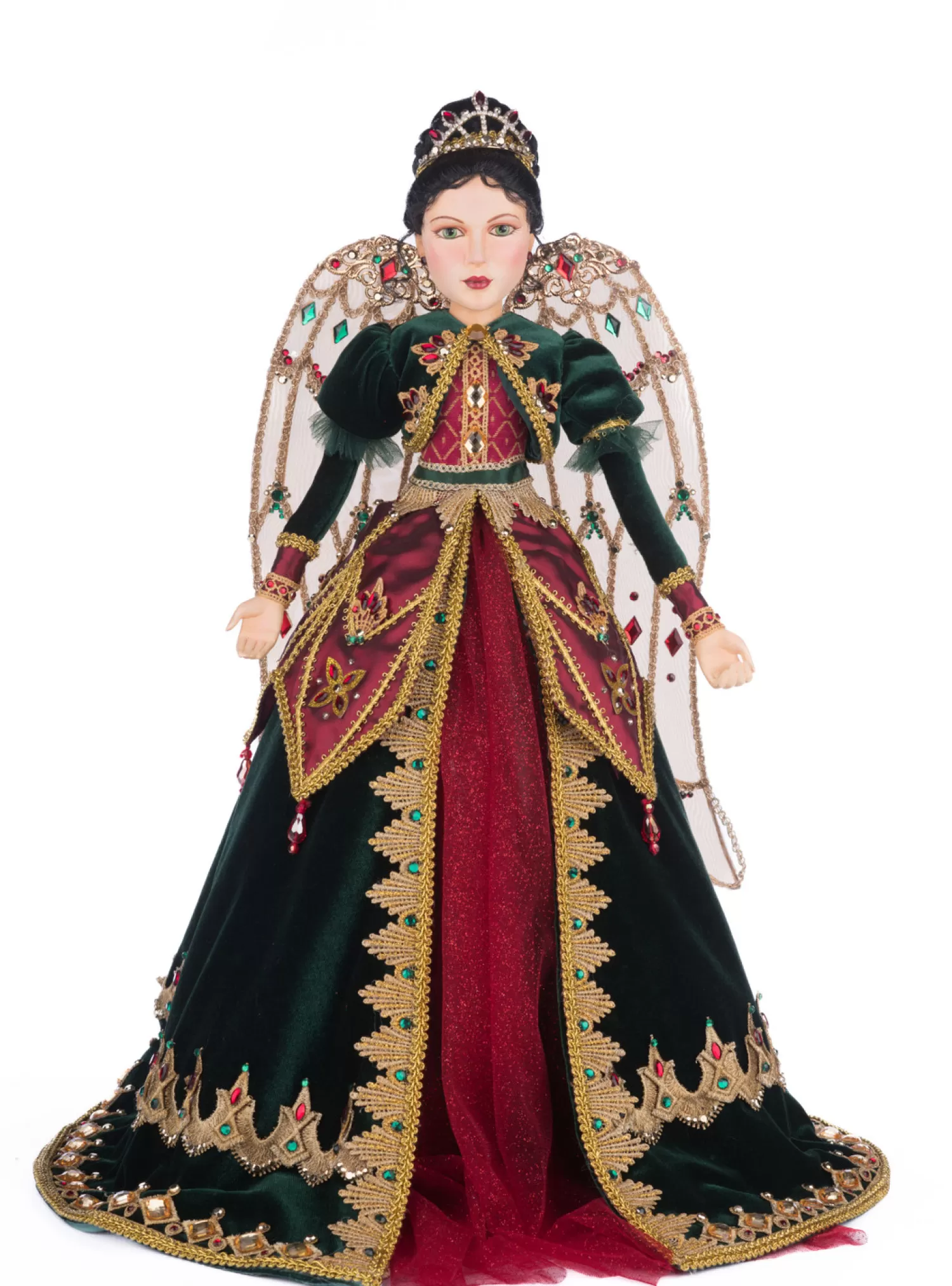 The Jolly Christmas Shop Tree Toppers | Katherine's Collection·Christmas Castle | Katherine's Collection 29" Belle Noelle Angel Christmas Tree Topper 28-428239