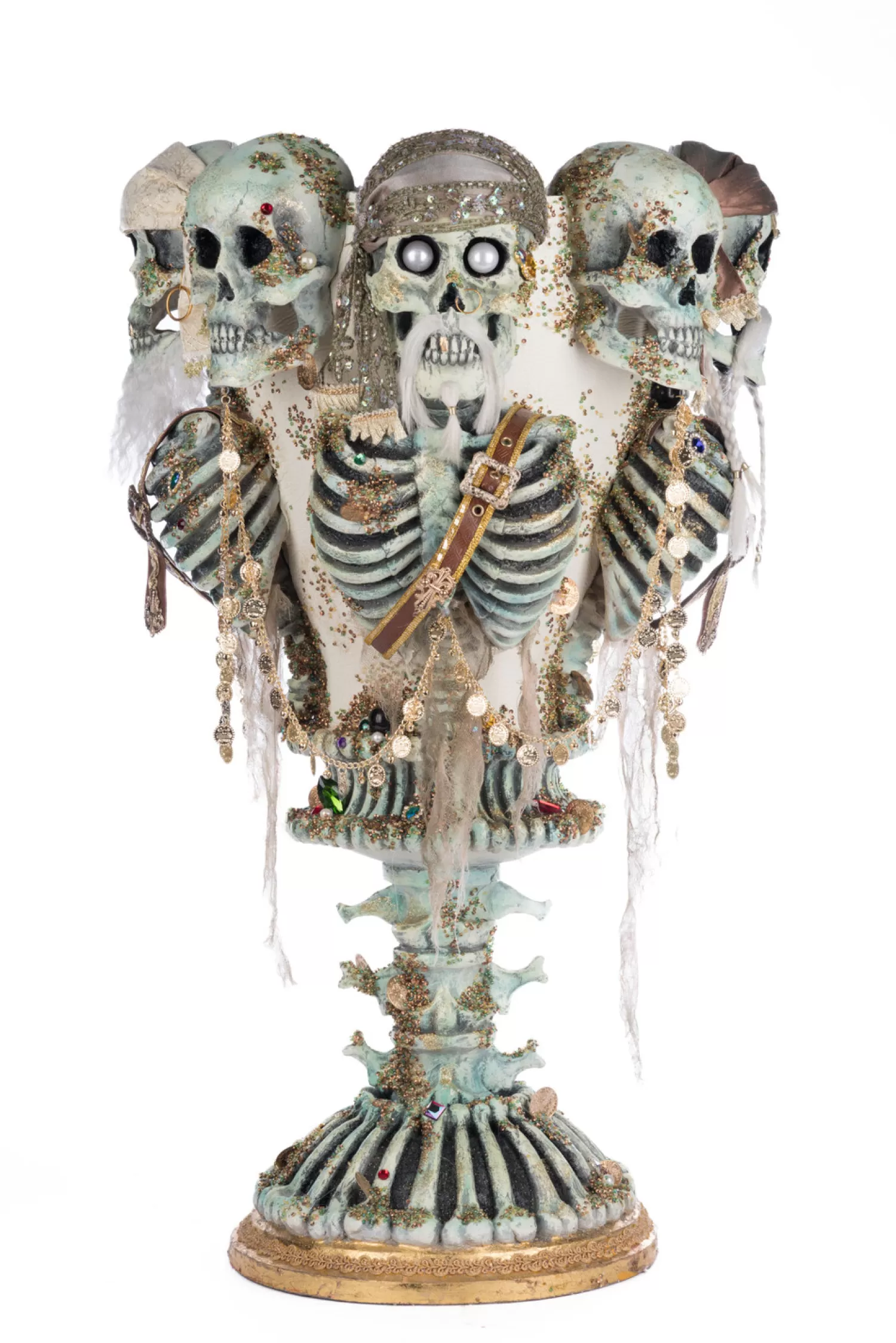 The Jolly Christmas Shop Katherine's Collection Halloween·Treacherous Treasure | Halloween Candy Bowls | Katherine's Collection 31" Treacherous Treasure Urn Pirate Halloween Decoration 28-428225