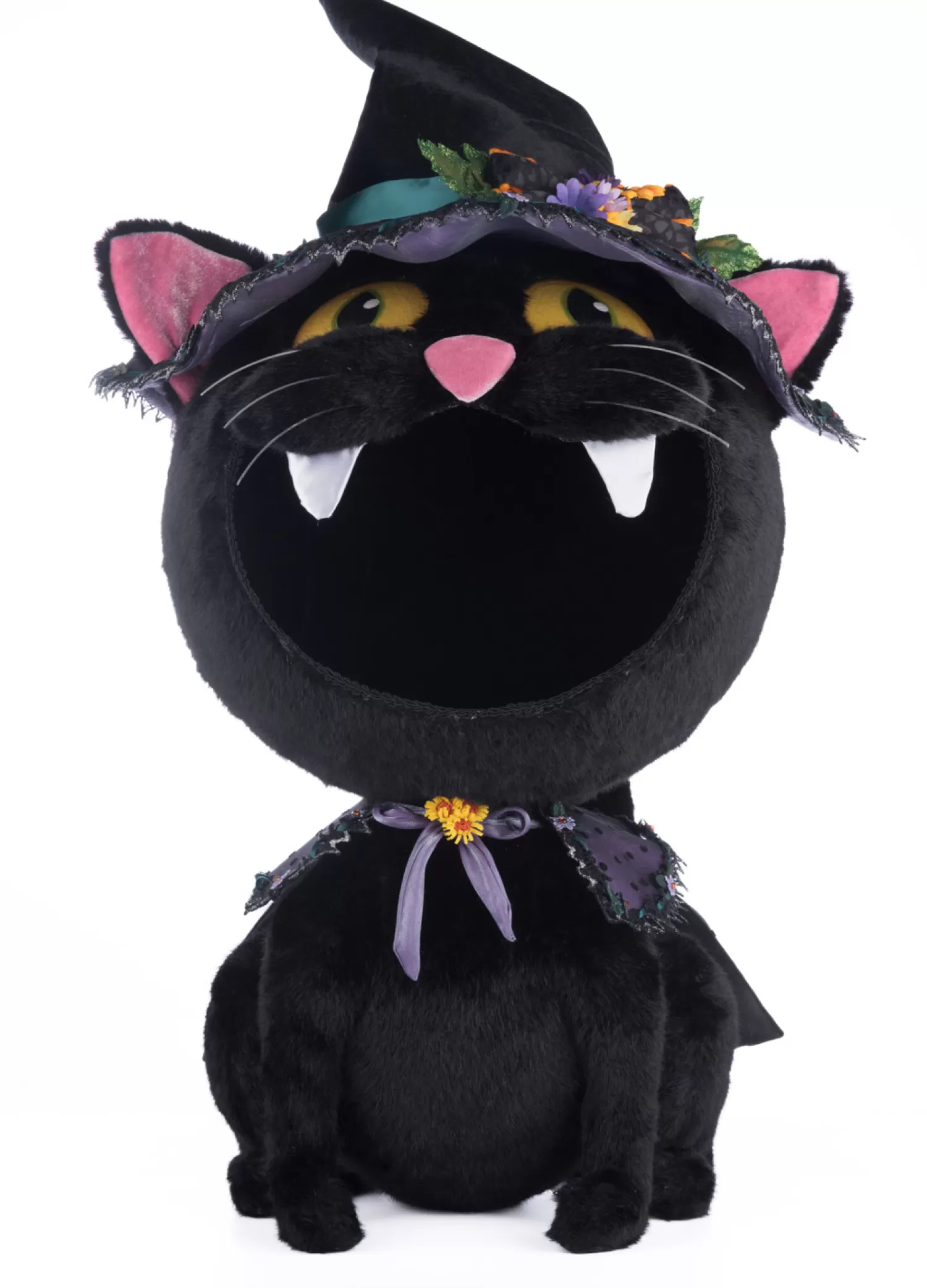 The Jolly Christmas Shop Katherine's Collection Halloween·Jacks And Cats | Halloween Candy Bowls | Katherine's Collection 32" Black Cat Candy Container Halloween Decor 28-428189