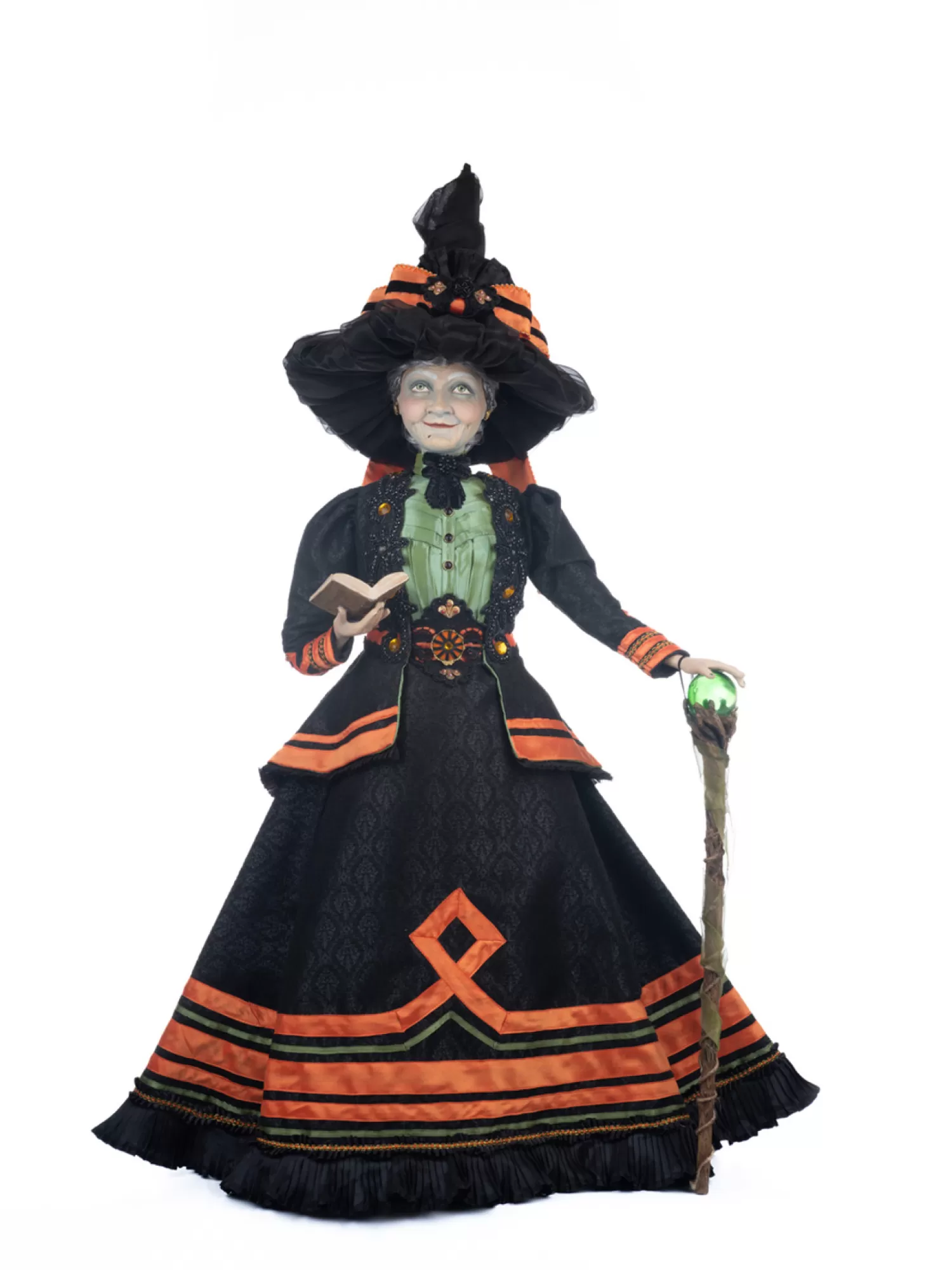 The Jolly Christmas Shop Department 56 Halloween | Katherine's Collection 32" Hilda Blackroot Witch Halloween Doll 28-328787