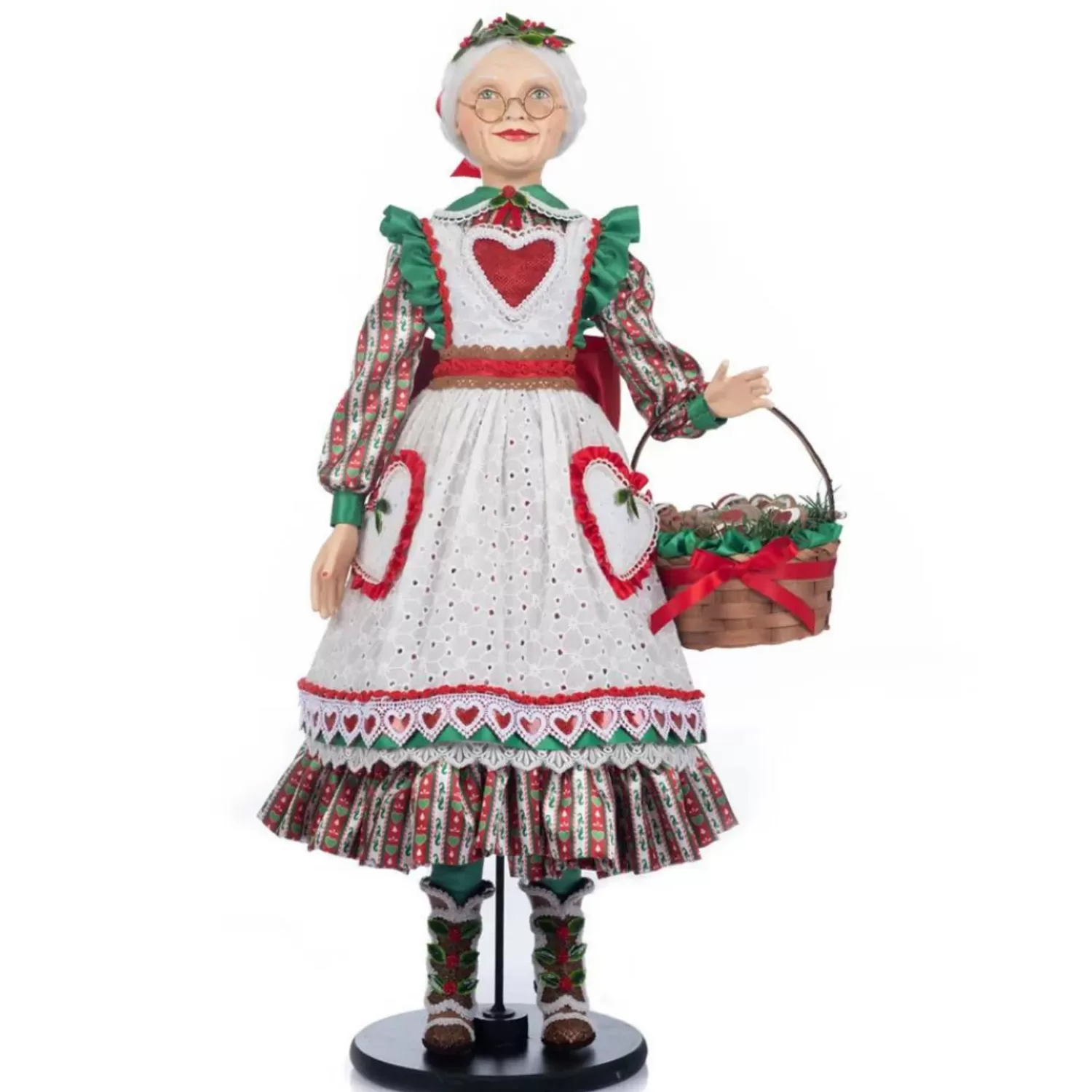 The Jolly Christmas Shop Jingle And Cocoa | Gingerbread Christmas Decorations | Katherine's Collection 32" Seasoned Greetings Mama Maple Nutmeg Doll 28-328726