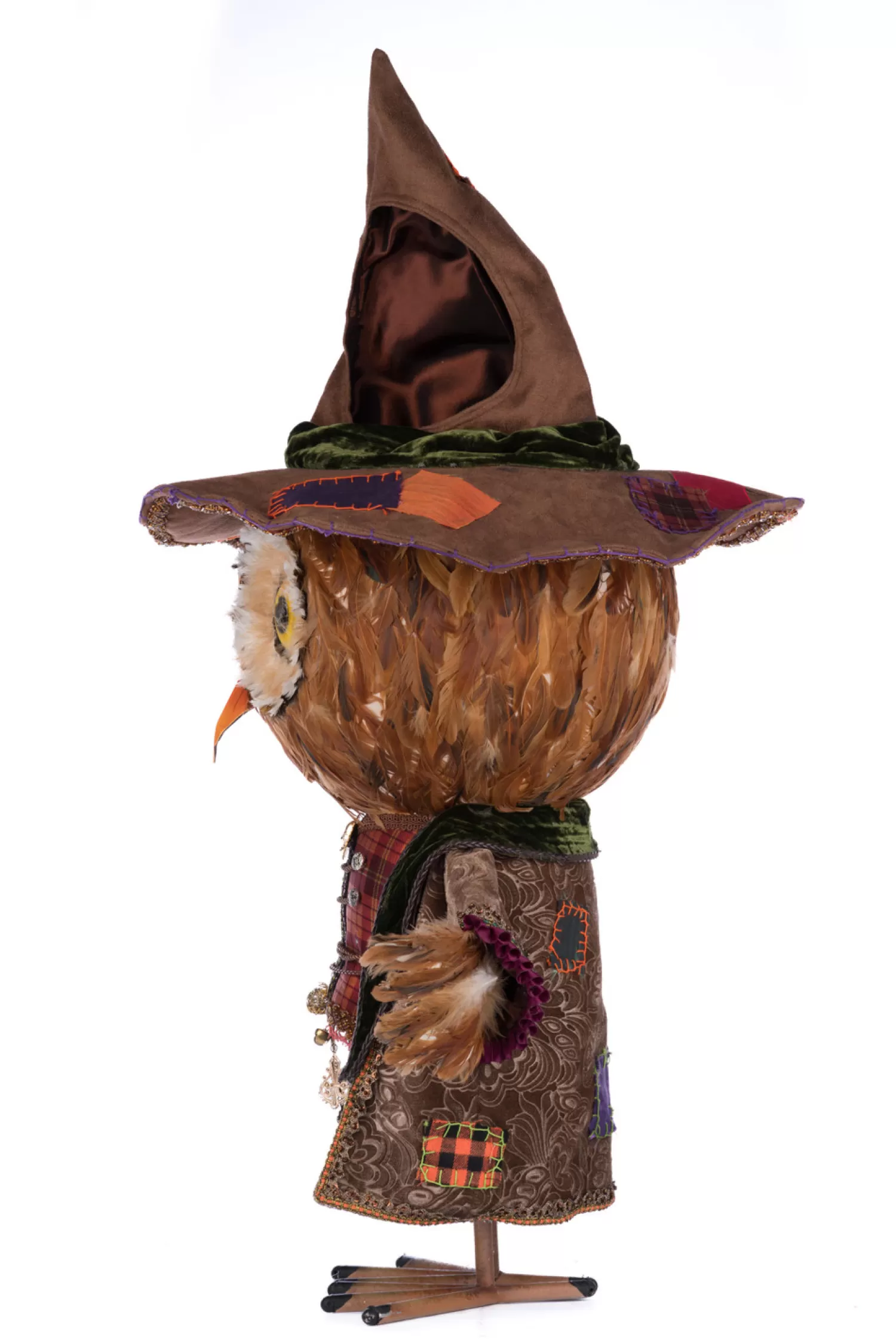 The Jolly Christmas Shop Katherine's Collection Halloween·Broomstick Acres | Katherine's Collection 33.5" Ozzy The Owl Candy Container Halloween Decoration 28-428158