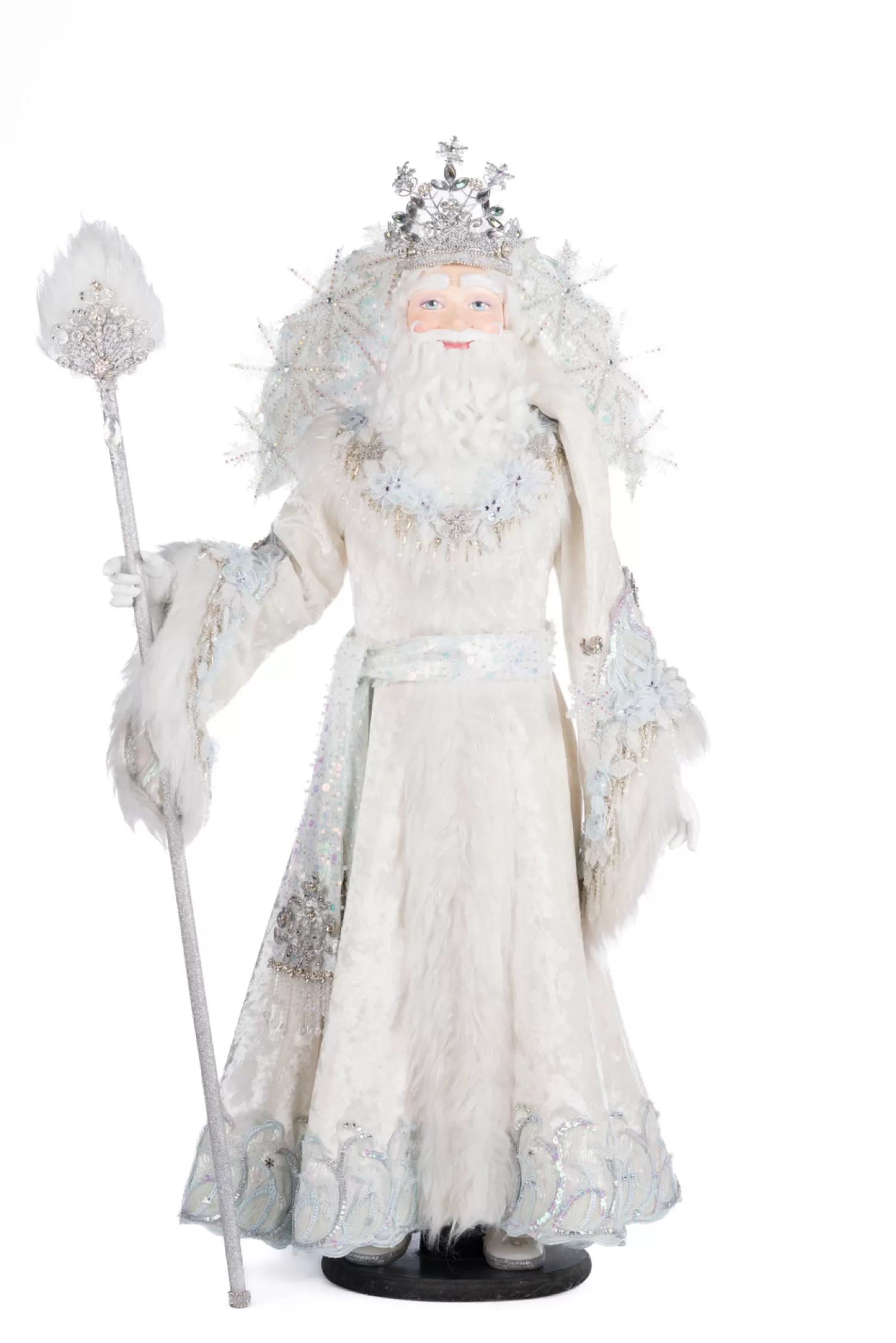 The Jolly Christmas Shop Snowflake Soiree | Snow Christmas Decorations | Katherine's Collection 34.5" King Winterfield Of Crystal Kingdom Christmas Home Decor 28-428286