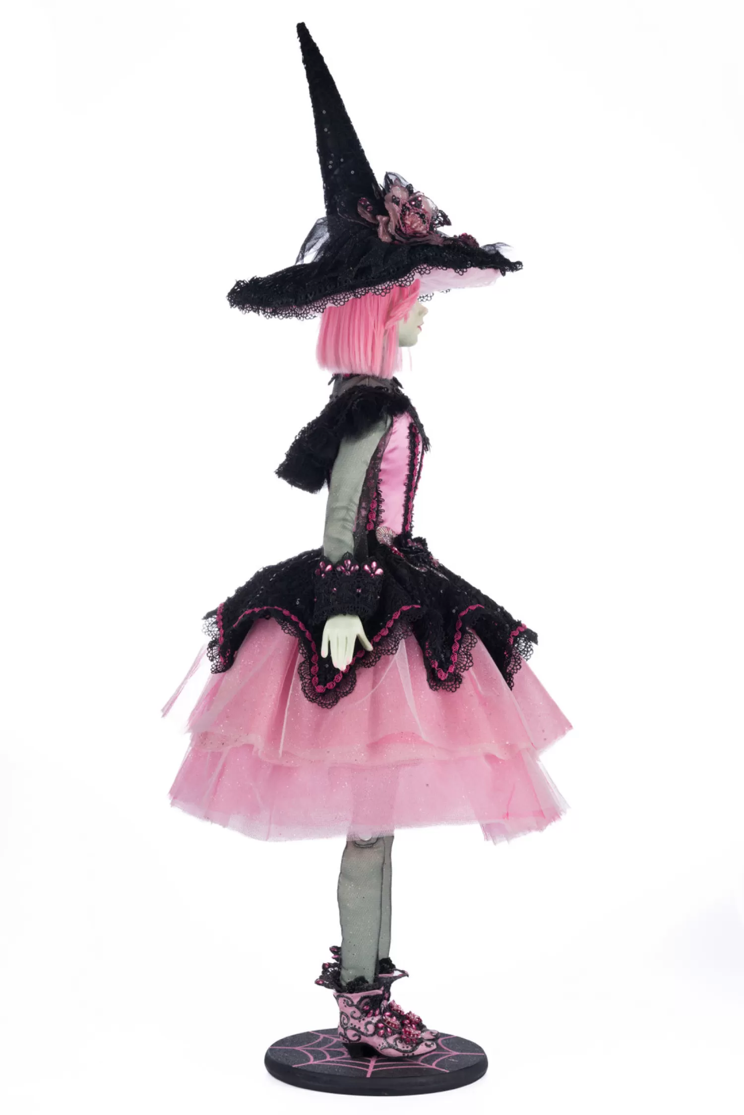 The Jolly Christmas Shop Katherine's Collection Halloween·Pink Panic Possession | Halloween Indoor Decorations | Katherine's Collection 41.5" Rosalie Blackthorn Witch Halloween Doll 28-428140