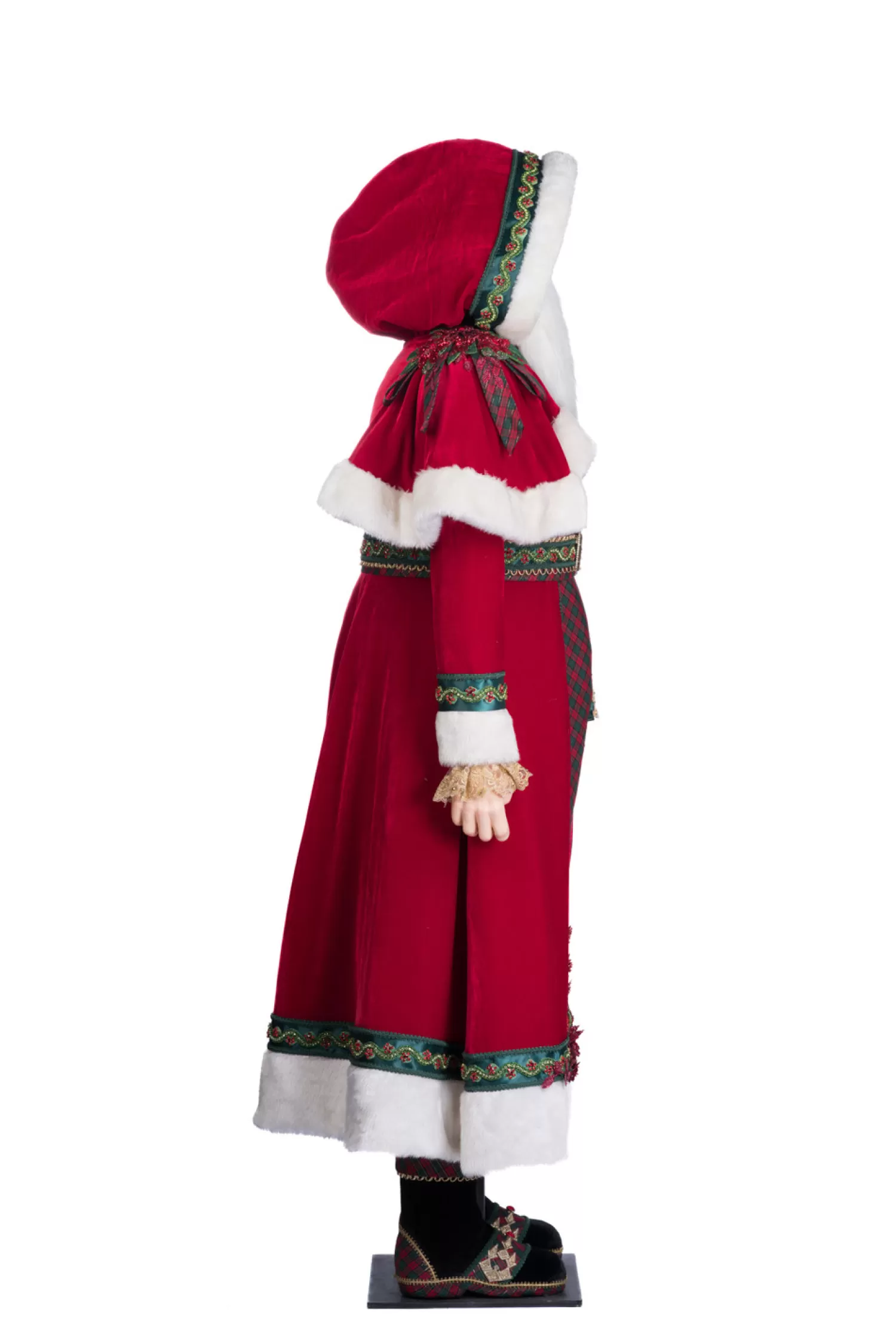 The Jolly Christmas Shop Christmas Traditions | Santa Christmas Decorations | Katherine's Collection 70" Christopher Magic Life Size Christmas Santa Doll 28-428313