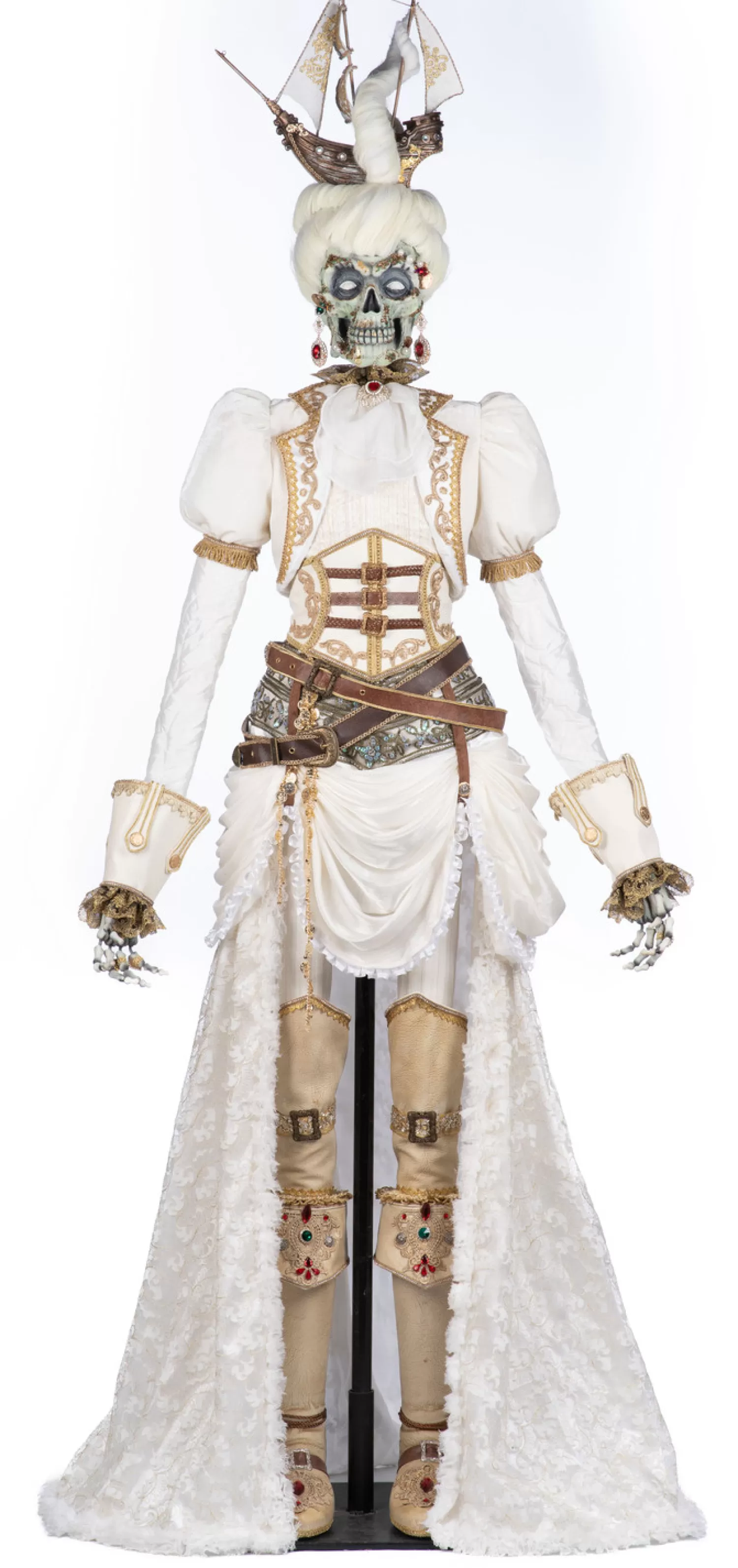 The Jolly Christmas Shop Katherine's Collection Halloween·Treacherous Treasure | Katherine's Collection 70" Lady Adelaid Apparition Life Size Pirate Doll Halloween Decoration 28-428207