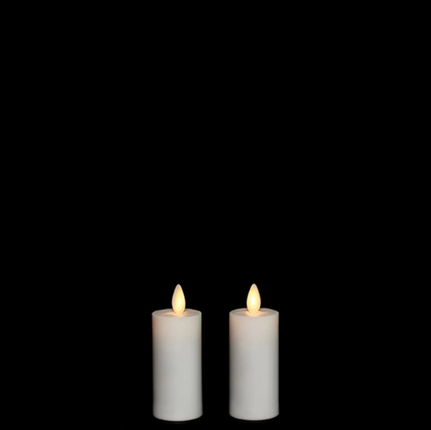 The Jolly Christmas Shop Candles, Candle Holders, Lanterns | Sleigh Bells | Liown 1.5" X 3" Set Of 2 Moving Flame Votive Battery Candle 17777