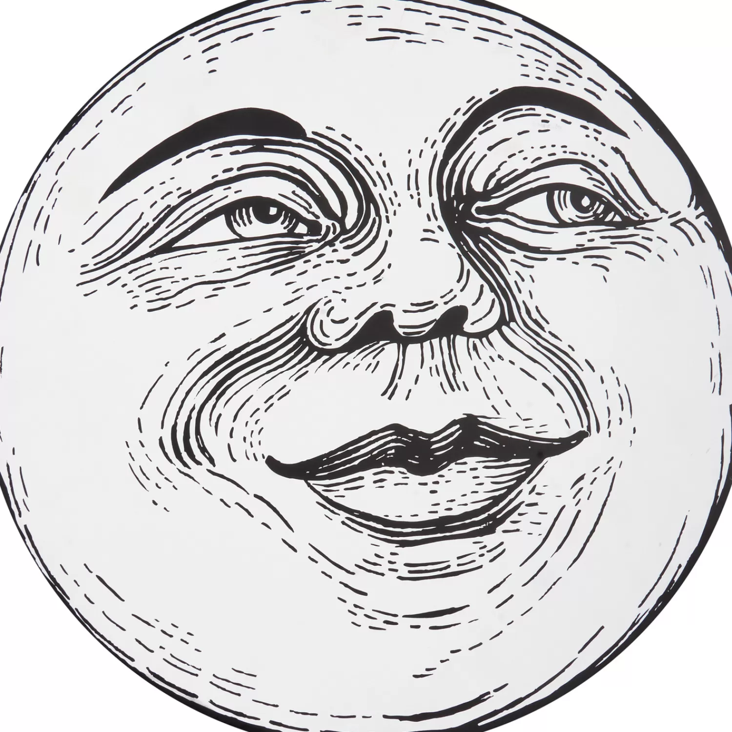 The Jolly Christmas Shop Halloween Indoor Decorations | Primitives By Kathy 18" Man In The Moon Halloween Wall Decoration 114335