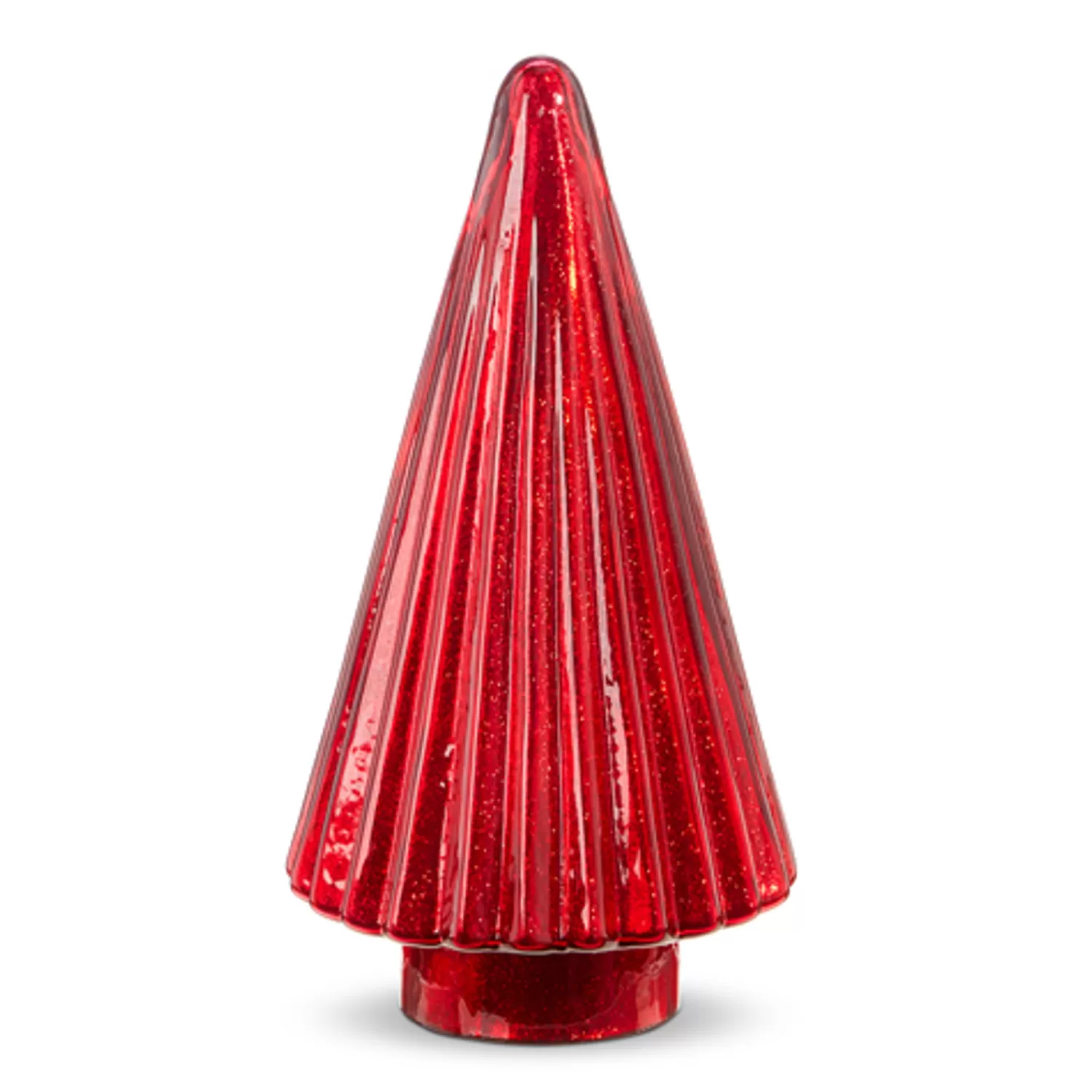 The Jolly Christmas Shop Holiday Cheers | Houses And Accessories·Trees | Raz 11.75" Or 15" Red Glass Tree Christmas Decoration