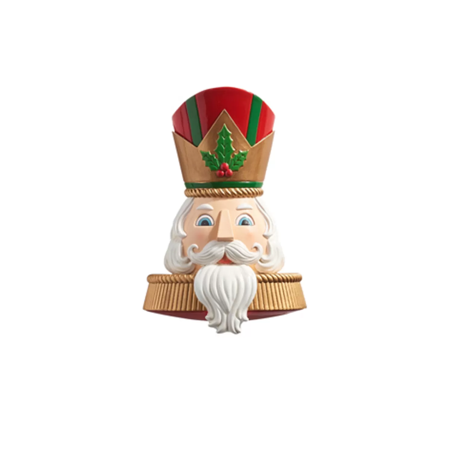 The Jolly Christmas Shop Classic Carols | Christmas Traditions | Raz 12' Or 21.5" Christmas Nutcracker Bust Hanging Wall Decoration
