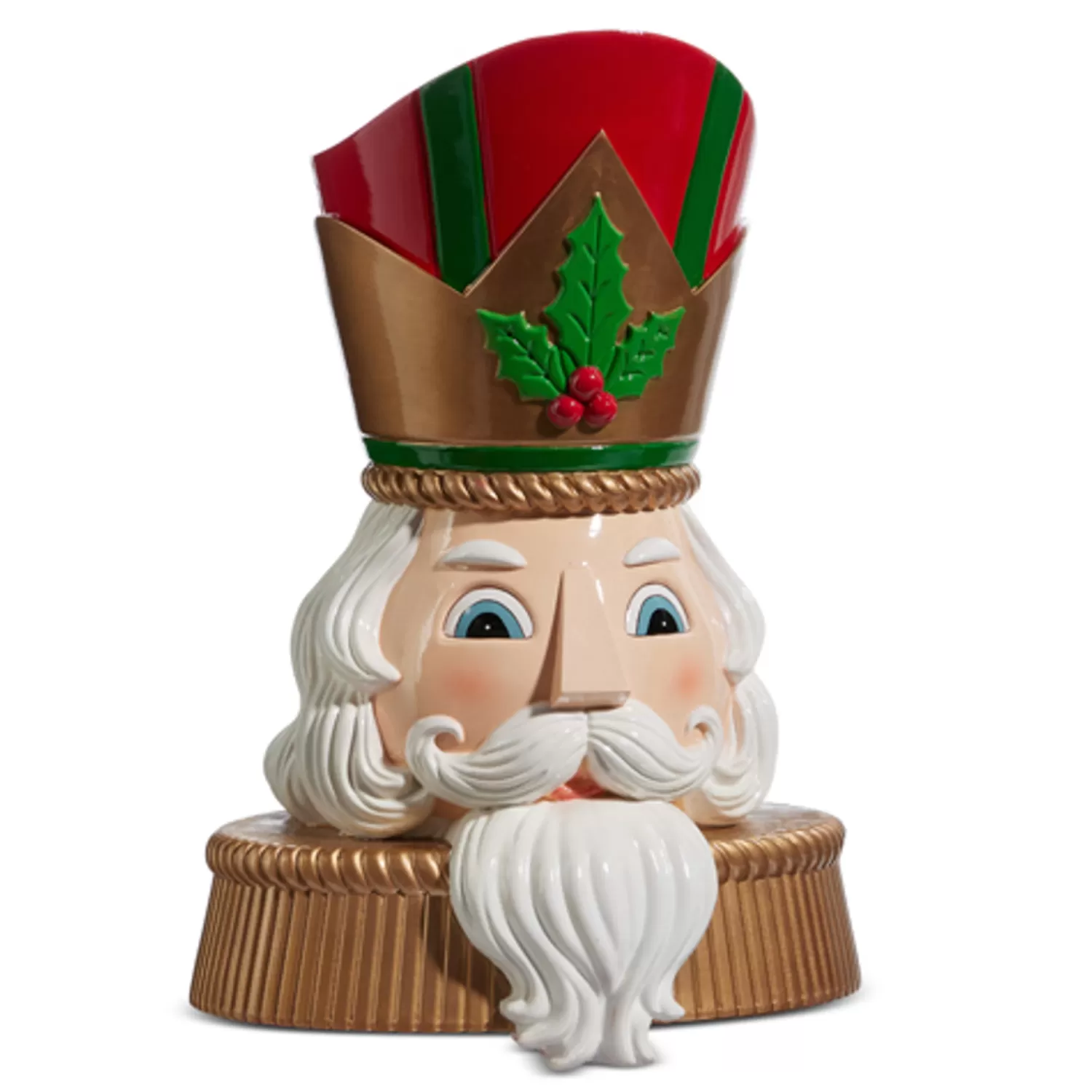 The Jolly Christmas Shop Classic Carols | Christmas Traditions | Raz 16.5" Christmas Nutcracker Bust Hanging Wall Decoration 4457671