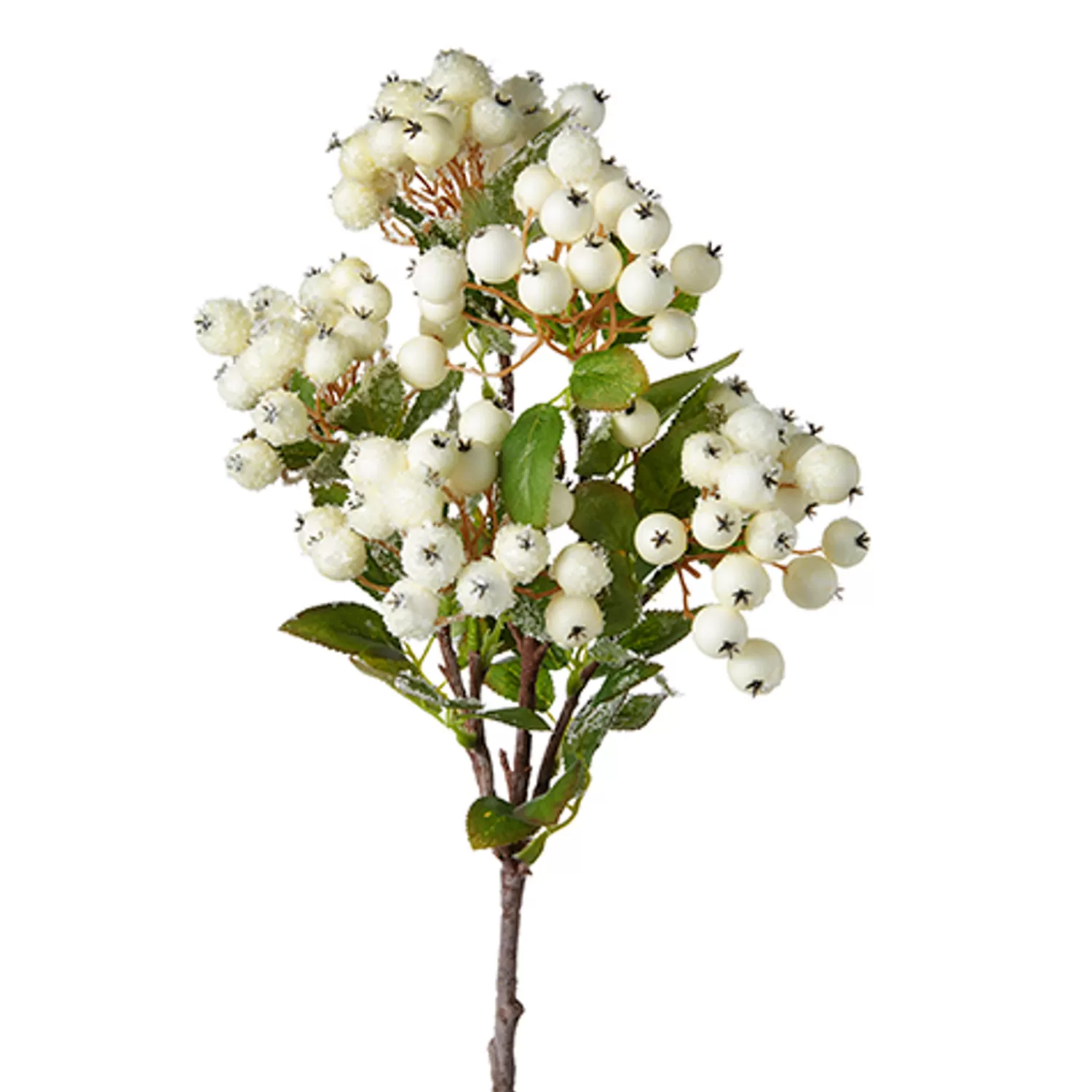 The Jolly Christmas Shop Bon Noel | Sprays, Picks, Stems | Raz 22.75" Snowy White Berry Bush Christmas Tree Pick F4212932