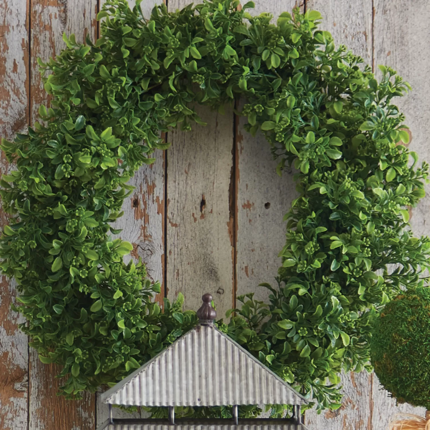 The Jolly Christmas Shop Trees, Wreaths & Garlands | Raz 22" Boxwood Wreath W4221206