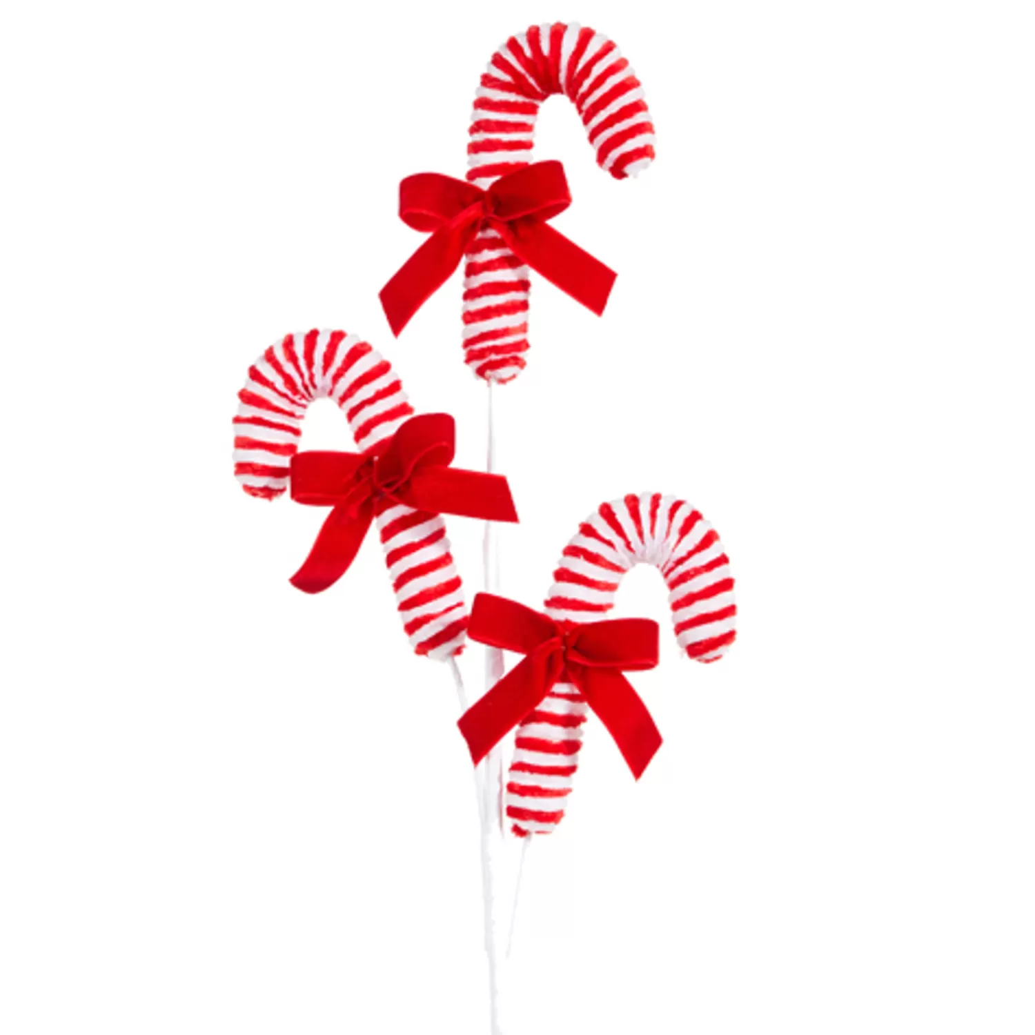 The Jolly Christmas Shop Jingle And Cocoa | Candy Land | Raz 22" Candy Cane Christmas Tree Pick F4306674