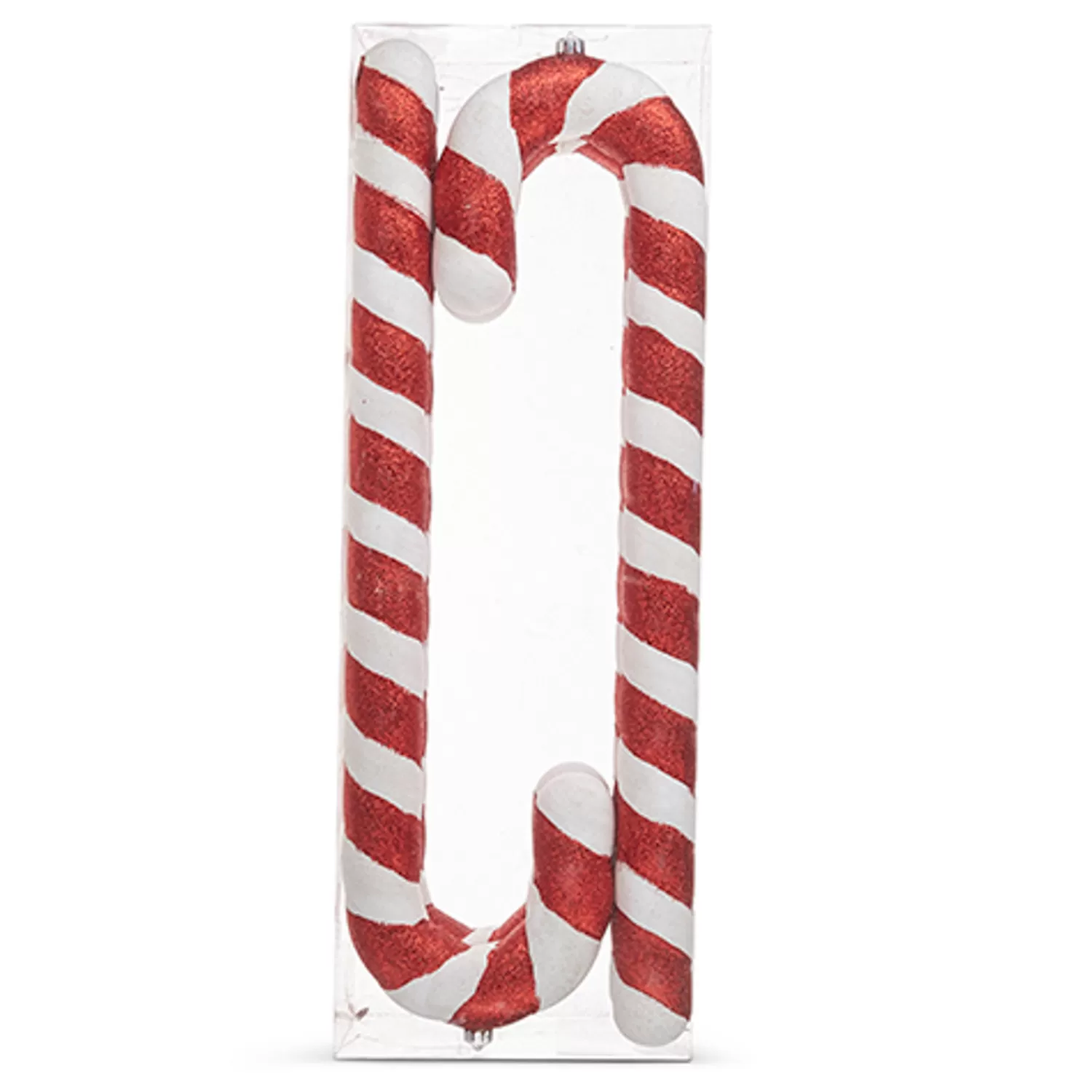 The Jolly Christmas Shop Jingle And Cocoa | The Candy Shop | Raz 24.5" Box Of 4 Large Candy Cane Christmas Ornaments 4316285