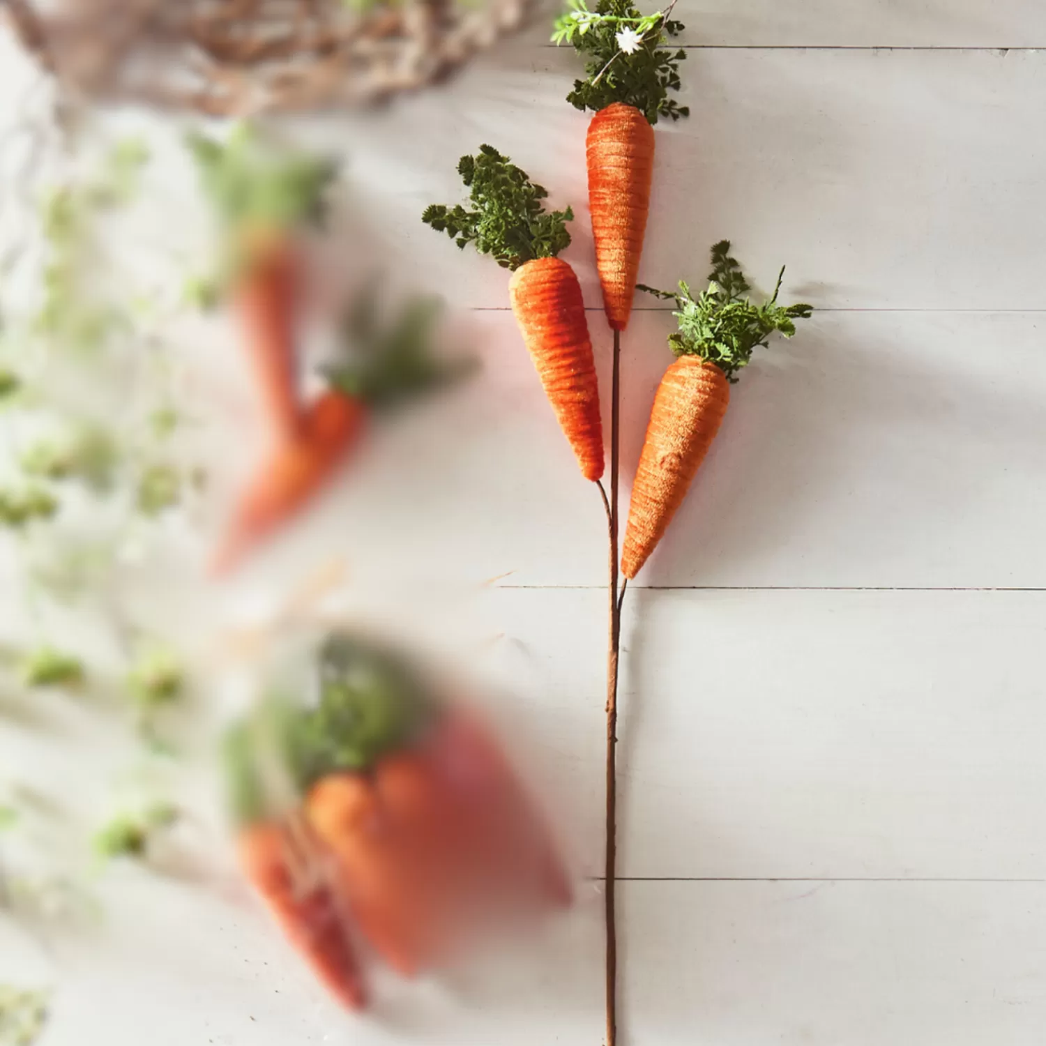 The Jolly Christmas Shop Picks And Sprays | Raz 28" Carrot Spray Easter Decoration F4406613