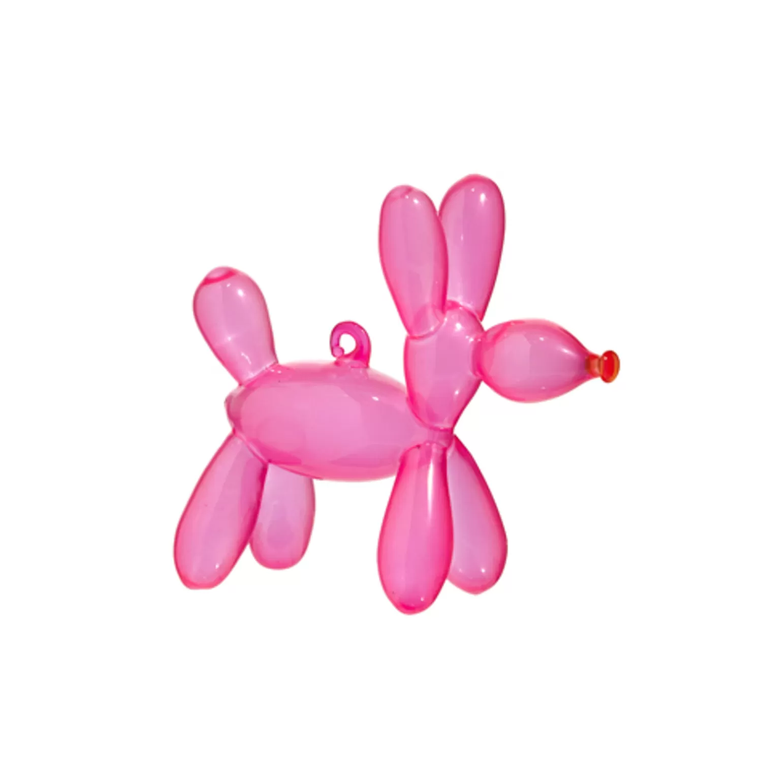 The Jolly Christmas Shop Hipster Tree | A Blushing Holiday | Raz 3.5" Pink Balloon Dog Glass Christmas Ornament 4452886