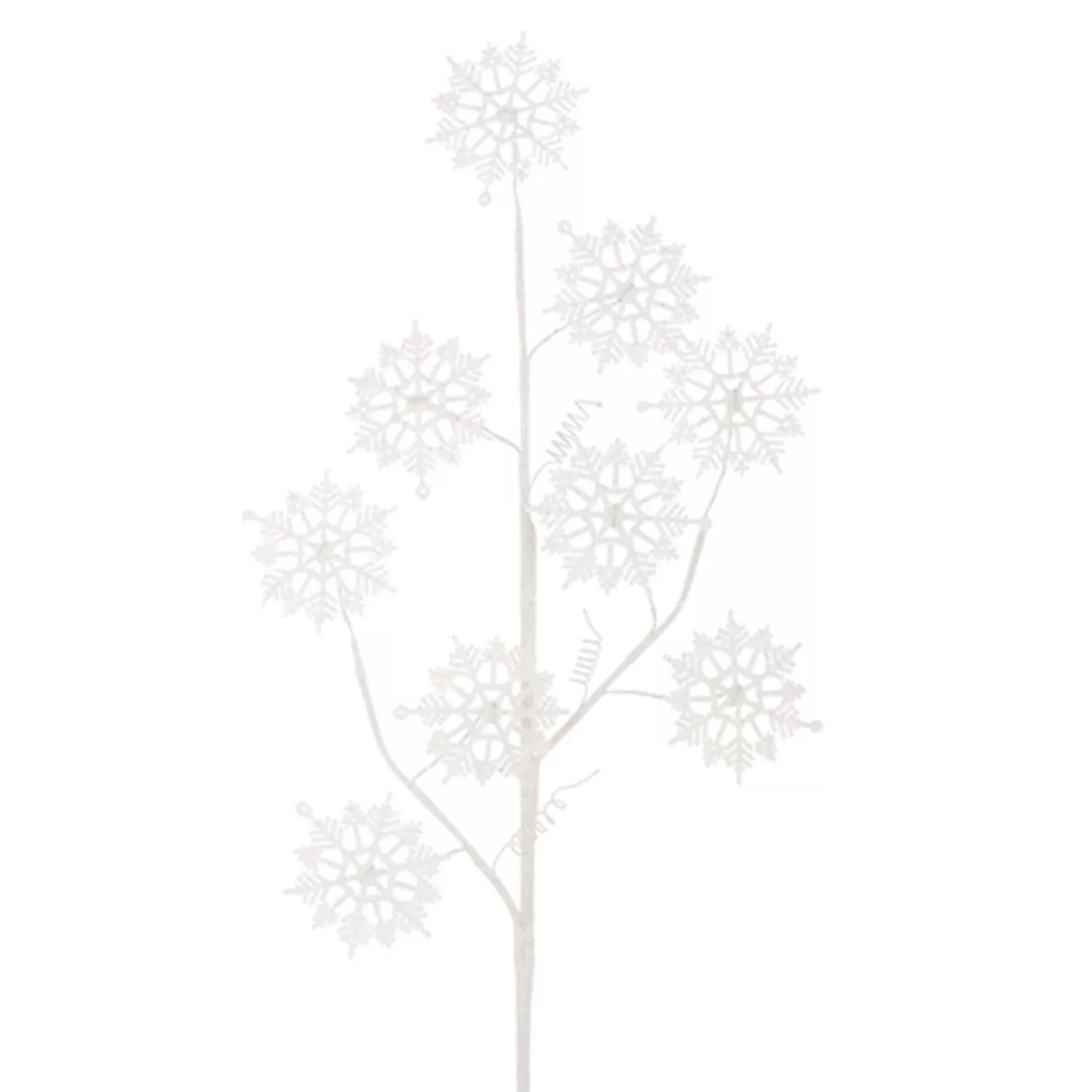 The Jolly Christmas Shop Snowflake Soiree | Snow Christmas Decorations | Raz 35" Snowflake Christmas Tree Spray F4102383