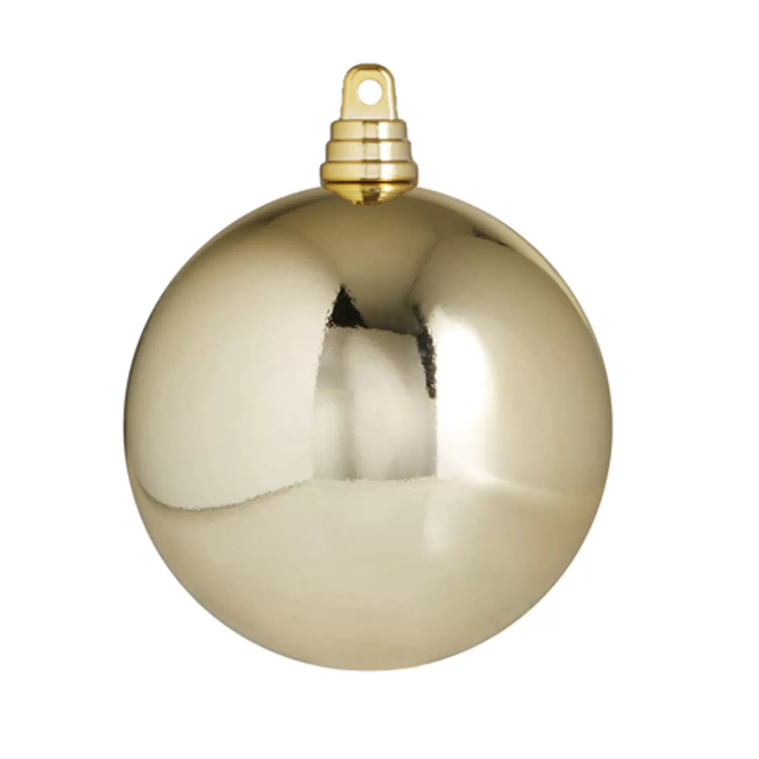 The Jolly Christmas Shop Celebrate The Season | Tartan Traditions | Raz 3", 4", Or 6" Large Champagne Shiny Ball Christmas Ornaments